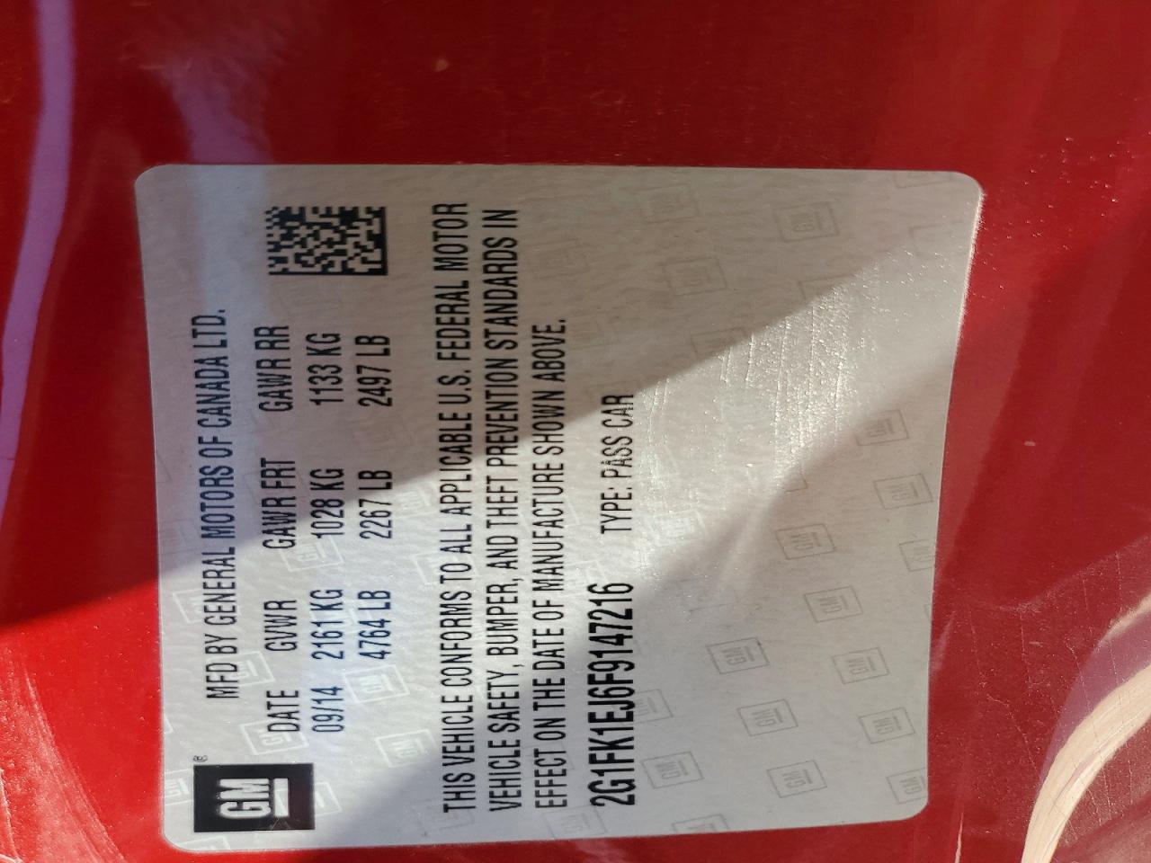 2015 Chevrolet Camaro 2ss Maroon vin: 2G1FK1EJ6F9147216