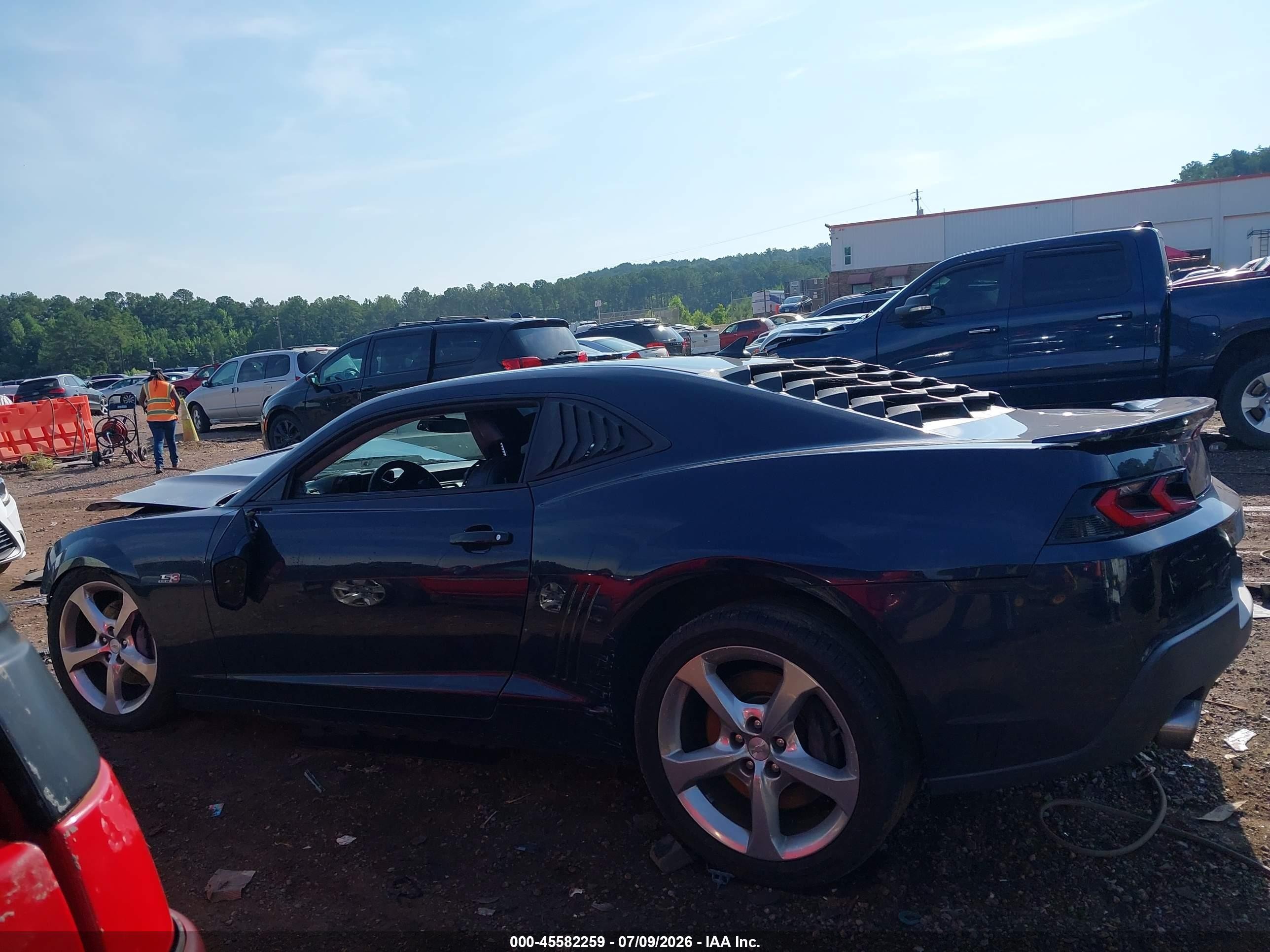 2015 Chevrolet Camaro 2ss Черный vin: 2G1FK1EJ6F9179485