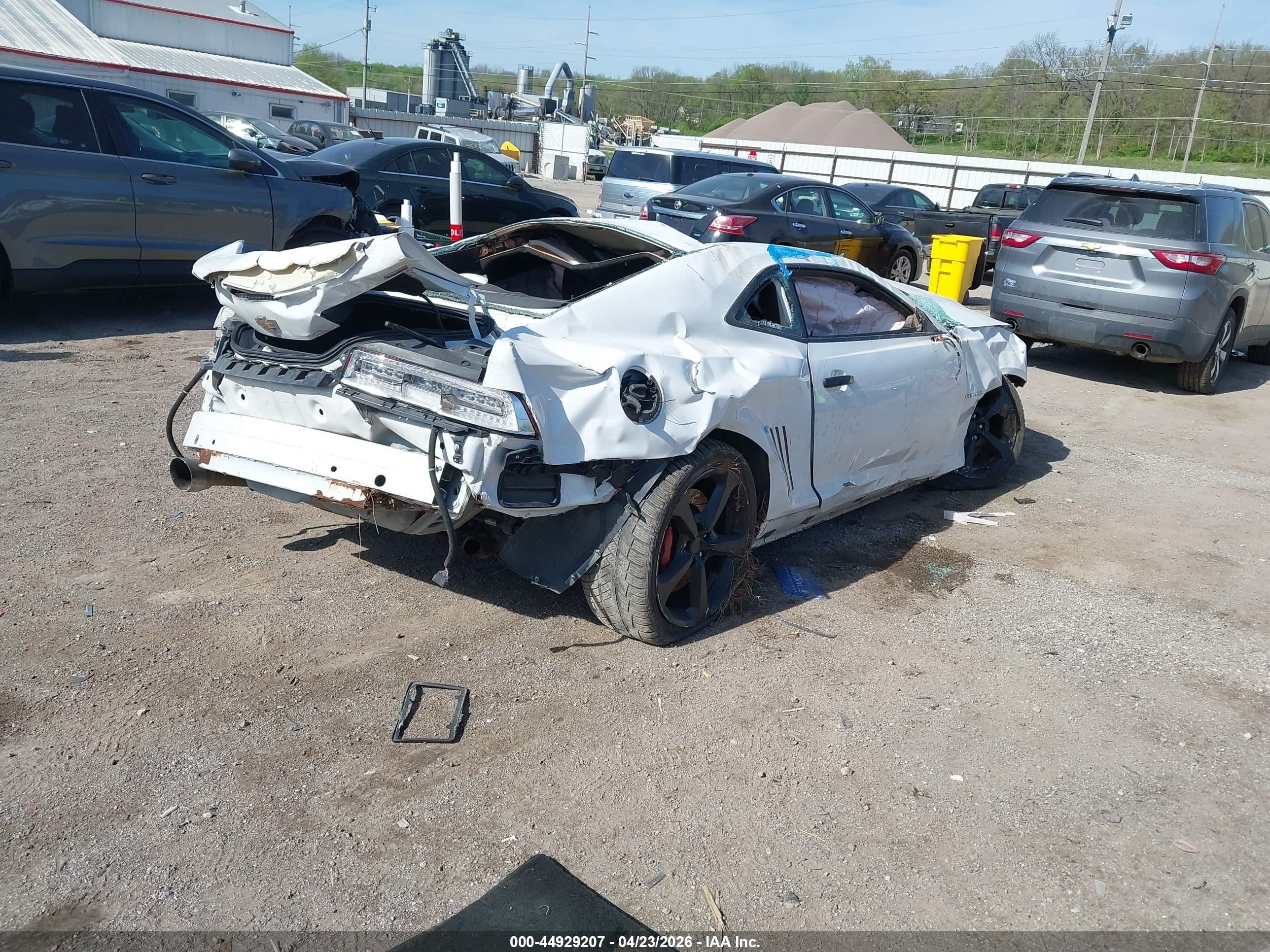 2015 Chevrolet Camaro 2ss White vin: 2G1FK1EJ6F9205650