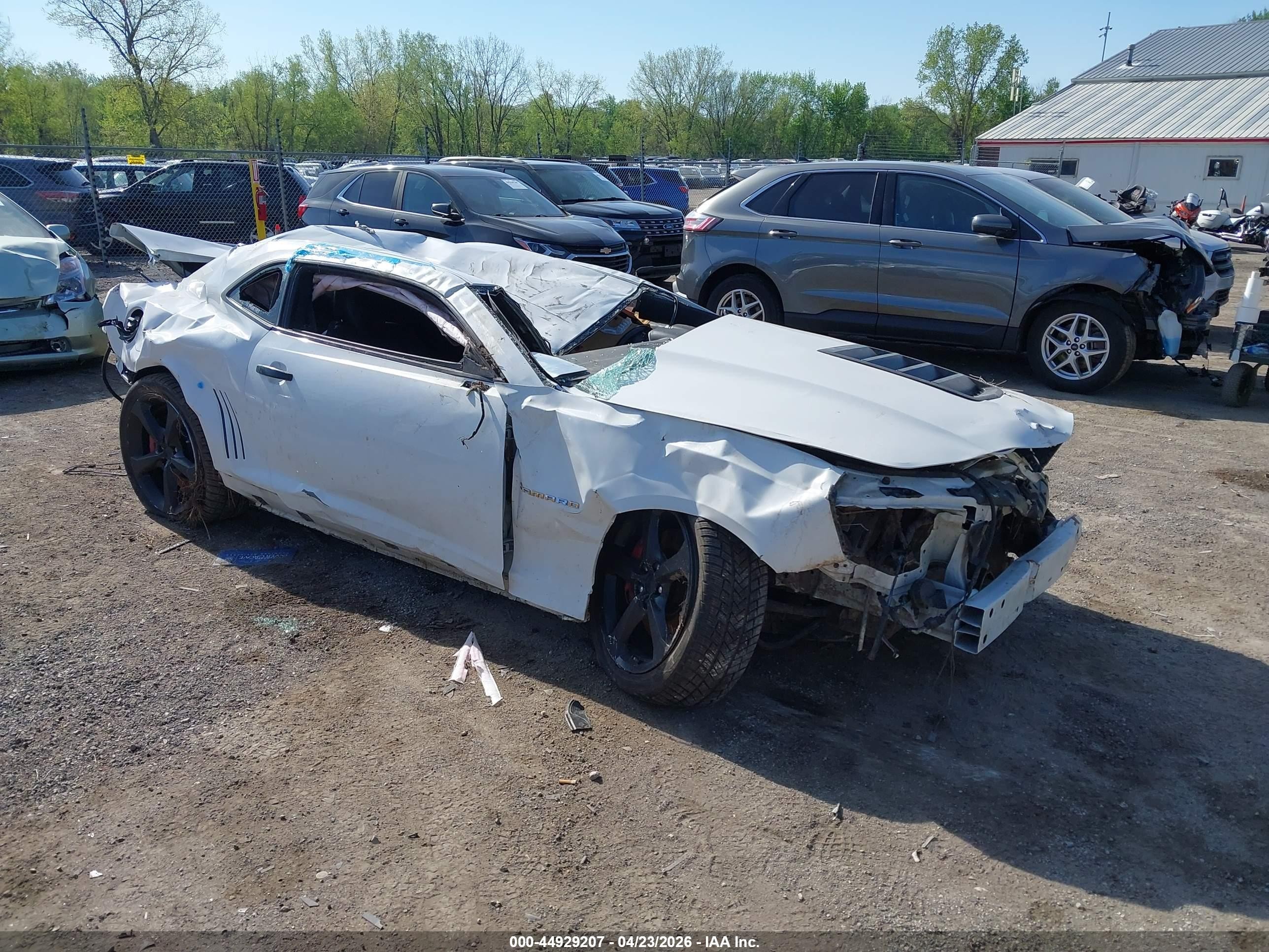 2015 Chevrolet Camaro 2ss White vin: 2G1FK1EJ6F9205650
