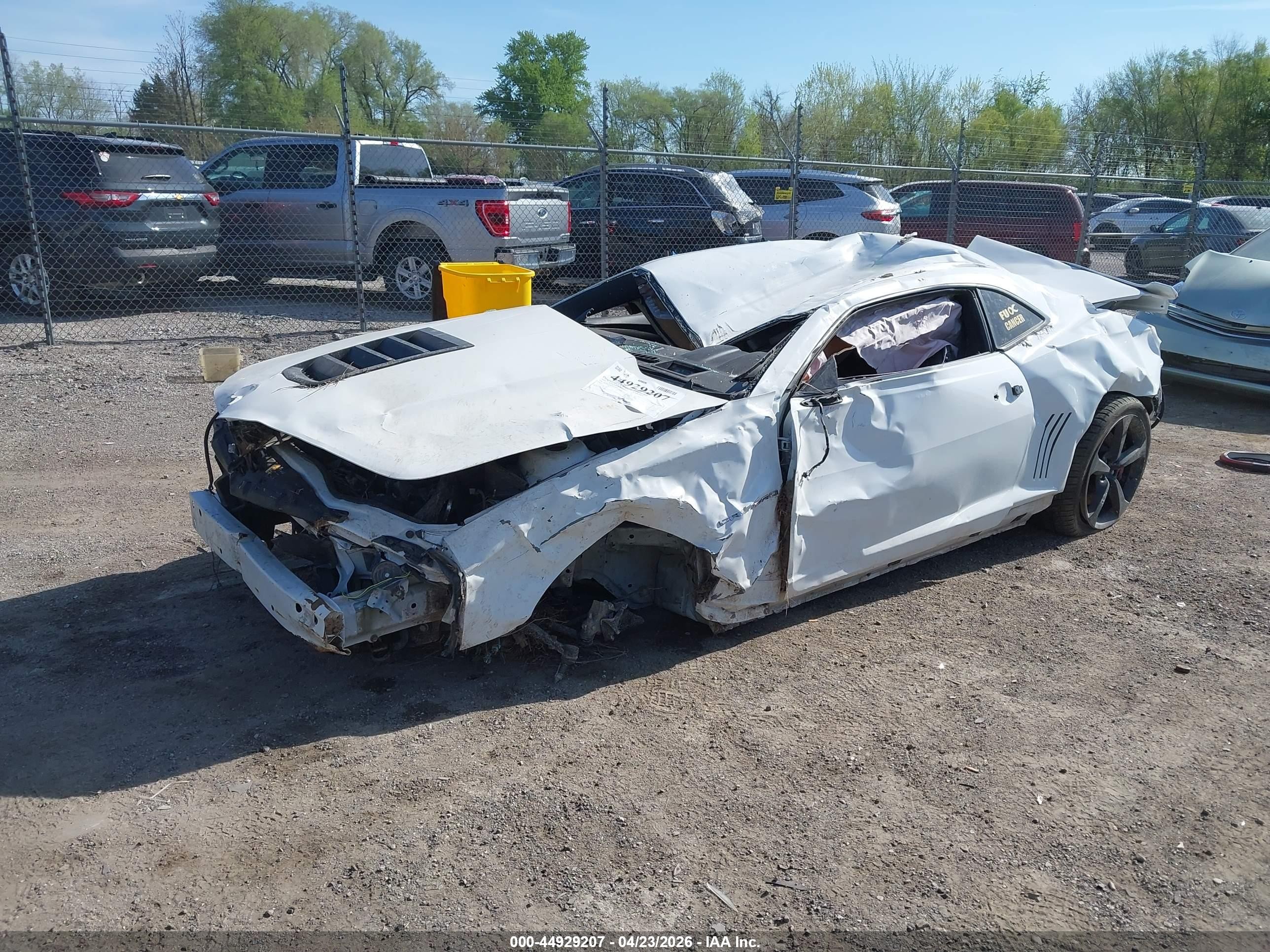 2015 Chevrolet Camaro 2ss White vin: 2G1FK1EJ6F9205650