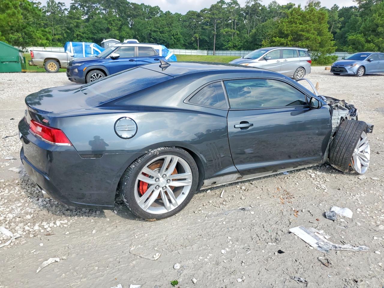 2015 Chevrolet Camaro 2ss Gray vin: 2G1FK1EJ6F9233352