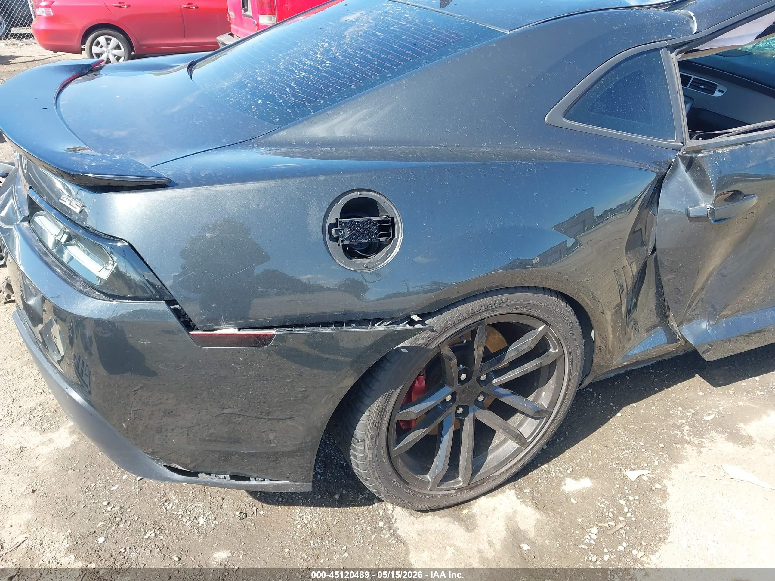 2015 Chevrolet Camaro 2ss Gray vin: 2G1FK1EJ6F9239930