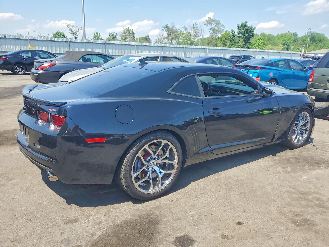2010 Chevrolet Camaro Ss Black vin: 2G1FK1EJ7A9123449