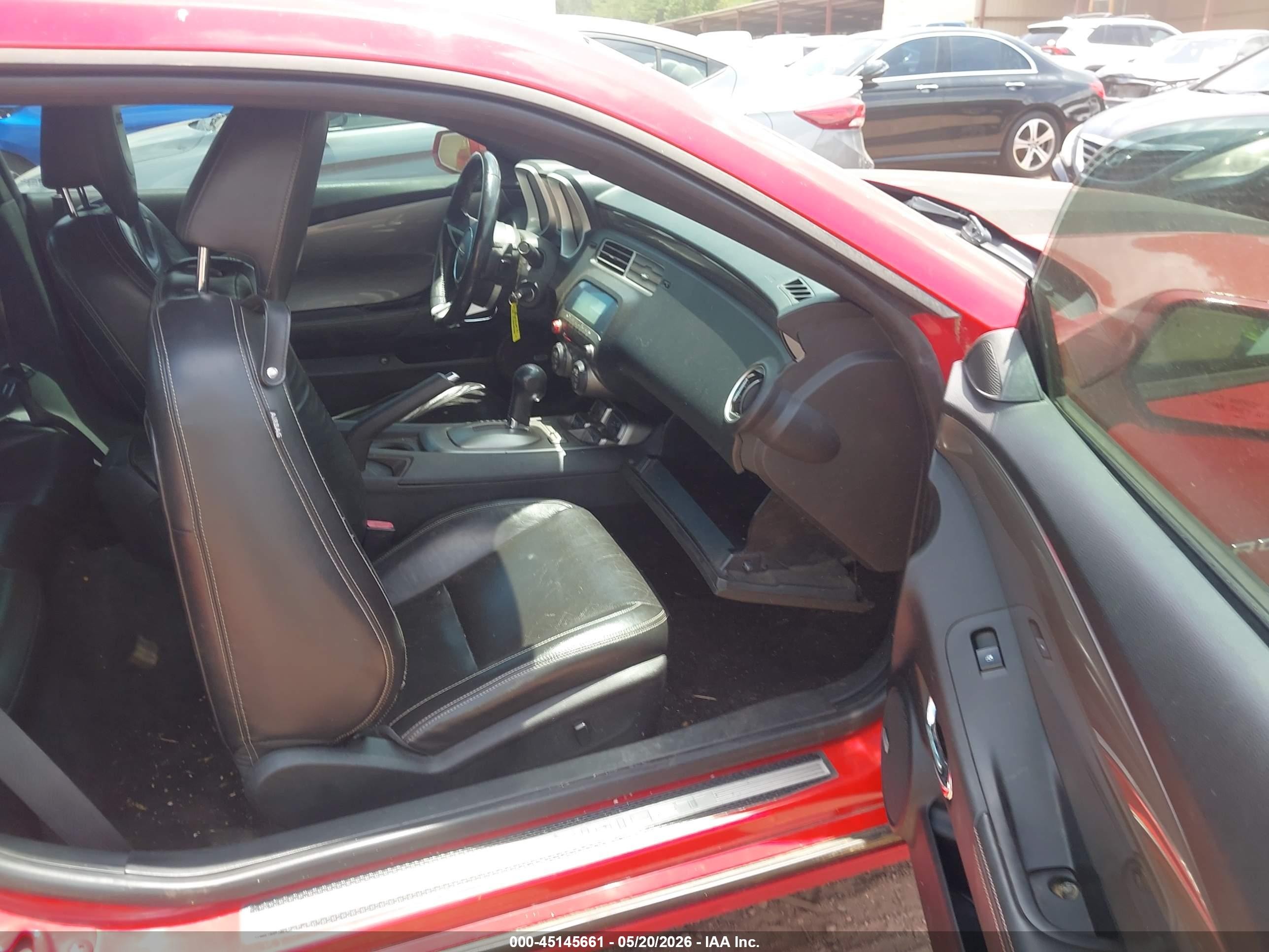 2010 Chevrolet Camaro 2ss Red vin: 2G1FK1EJ7A9128523