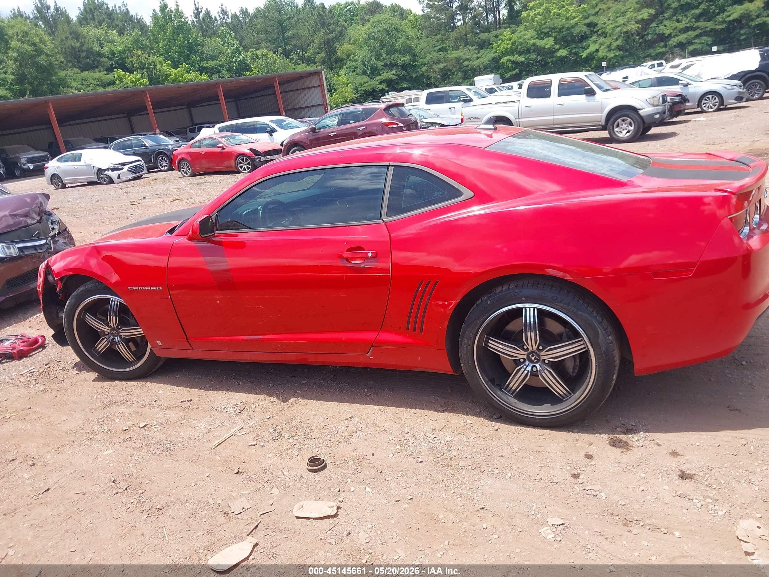 2010 Chevrolet Camaro 2ss Red vin: 2G1FK1EJ7A9128523