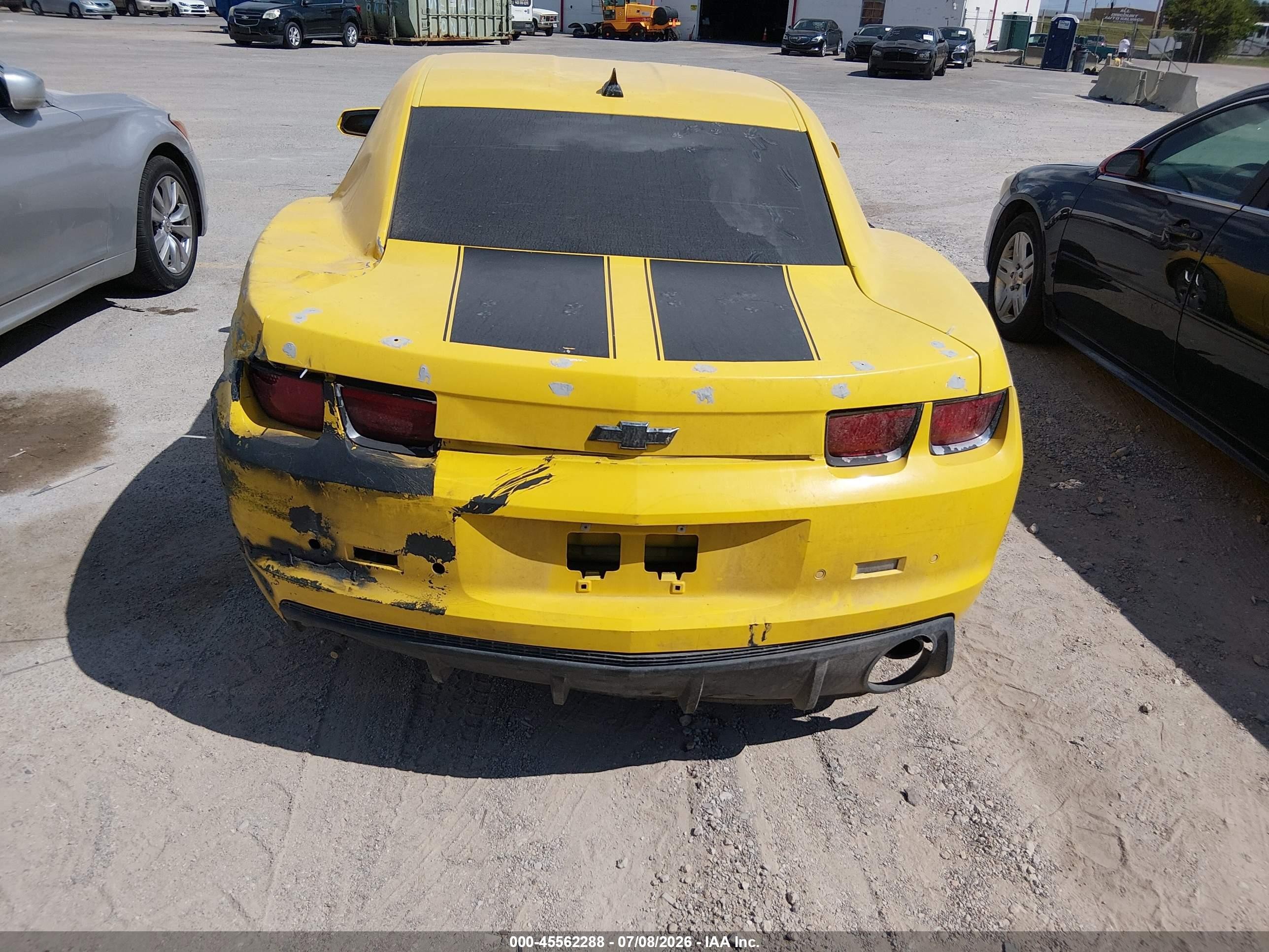 2010 Chevrolet Camaro 2ss Yellow vin: 2G1FK1EJ7A9142647