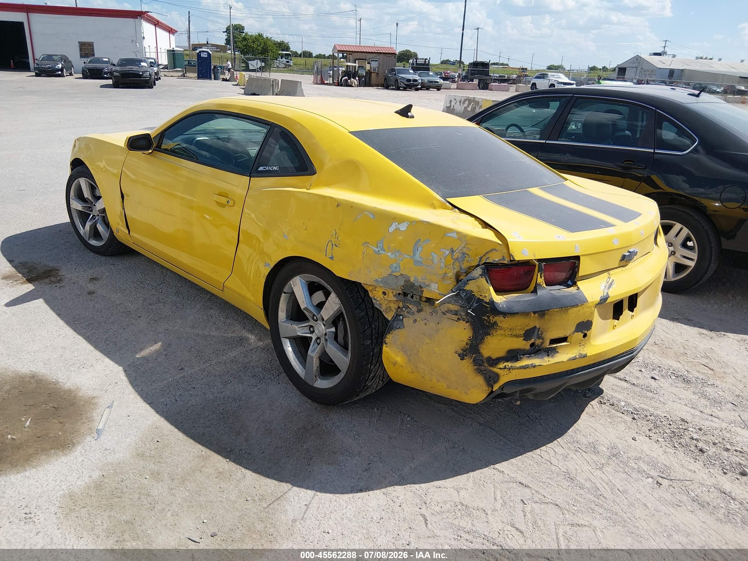 2010 Chevrolet Camaro 2ss Yellow vin: 2G1FK1EJ7A9142647