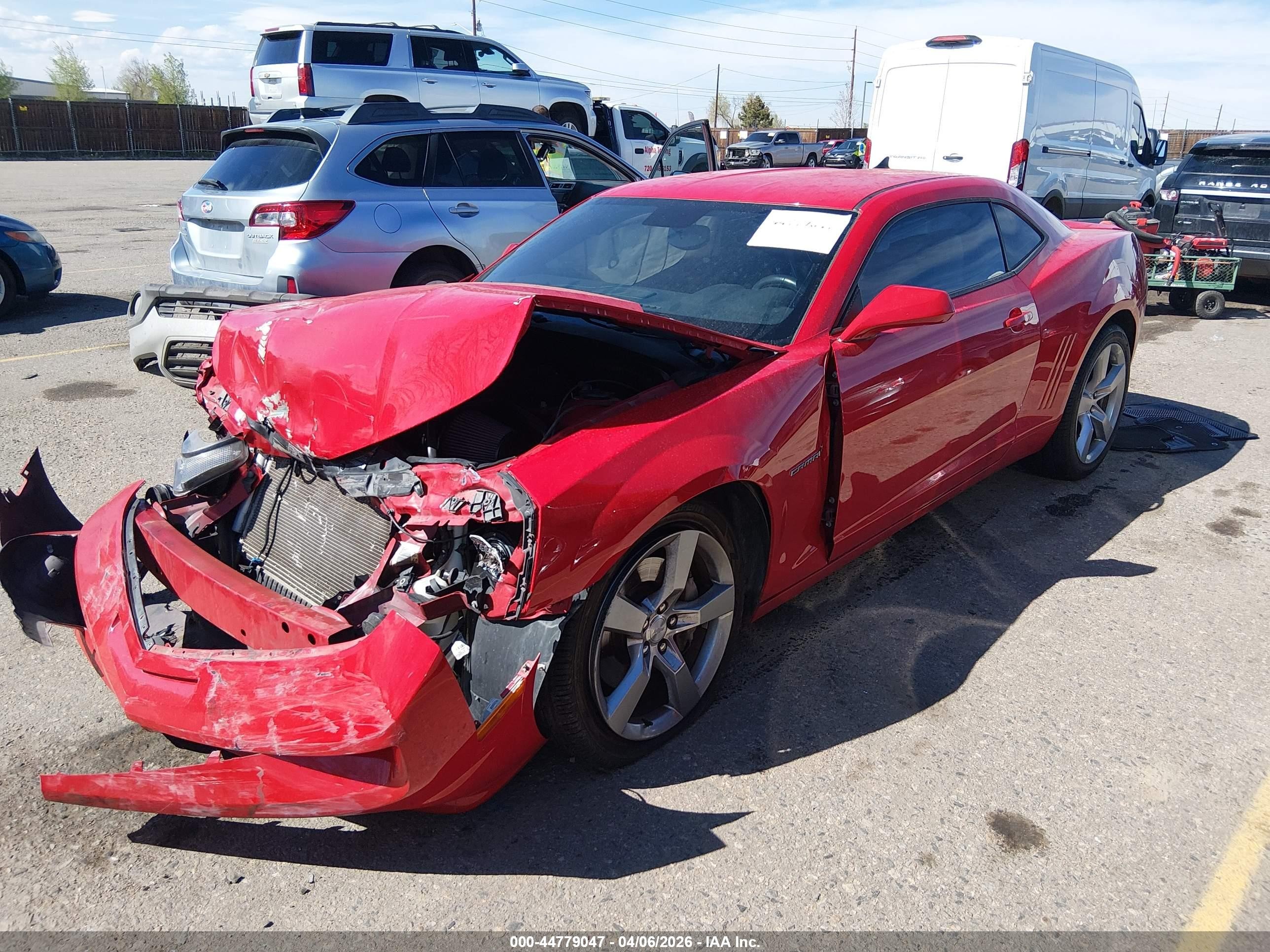 2010 Chevrolet Camaro 2ss Red vin: 2G1FK1EJ7A9170920