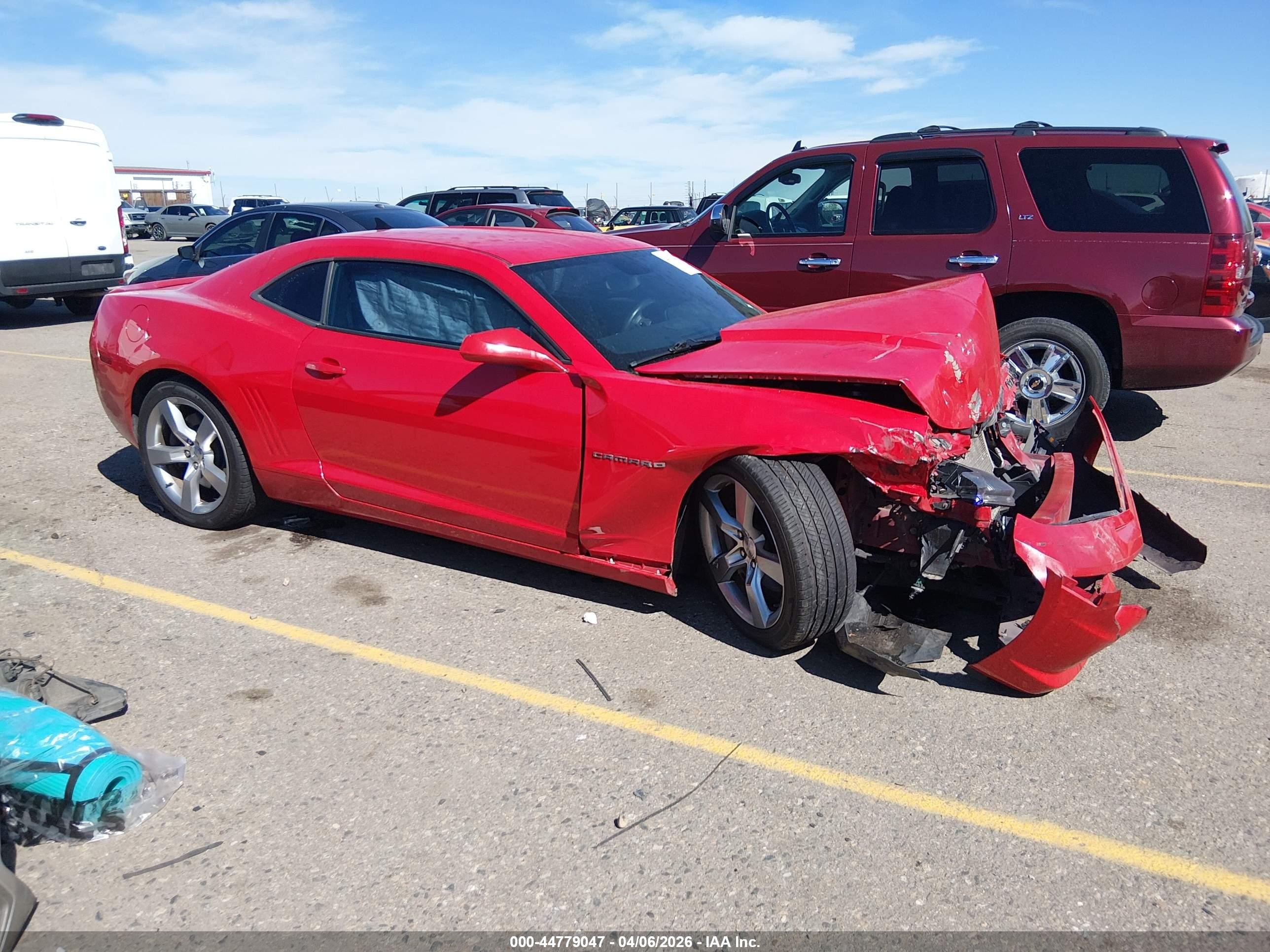 2010 Chevrolet Camaro 2ss Red vin: 2G1FK1EJ7A9170920