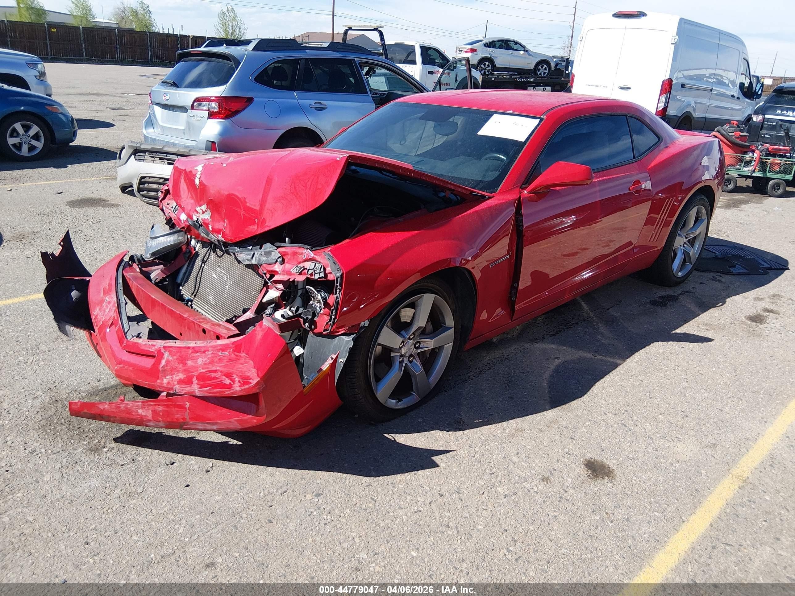 2010 Chevrolet Camaro 2ss Red vin: 2G1FK1EJ7A9170920