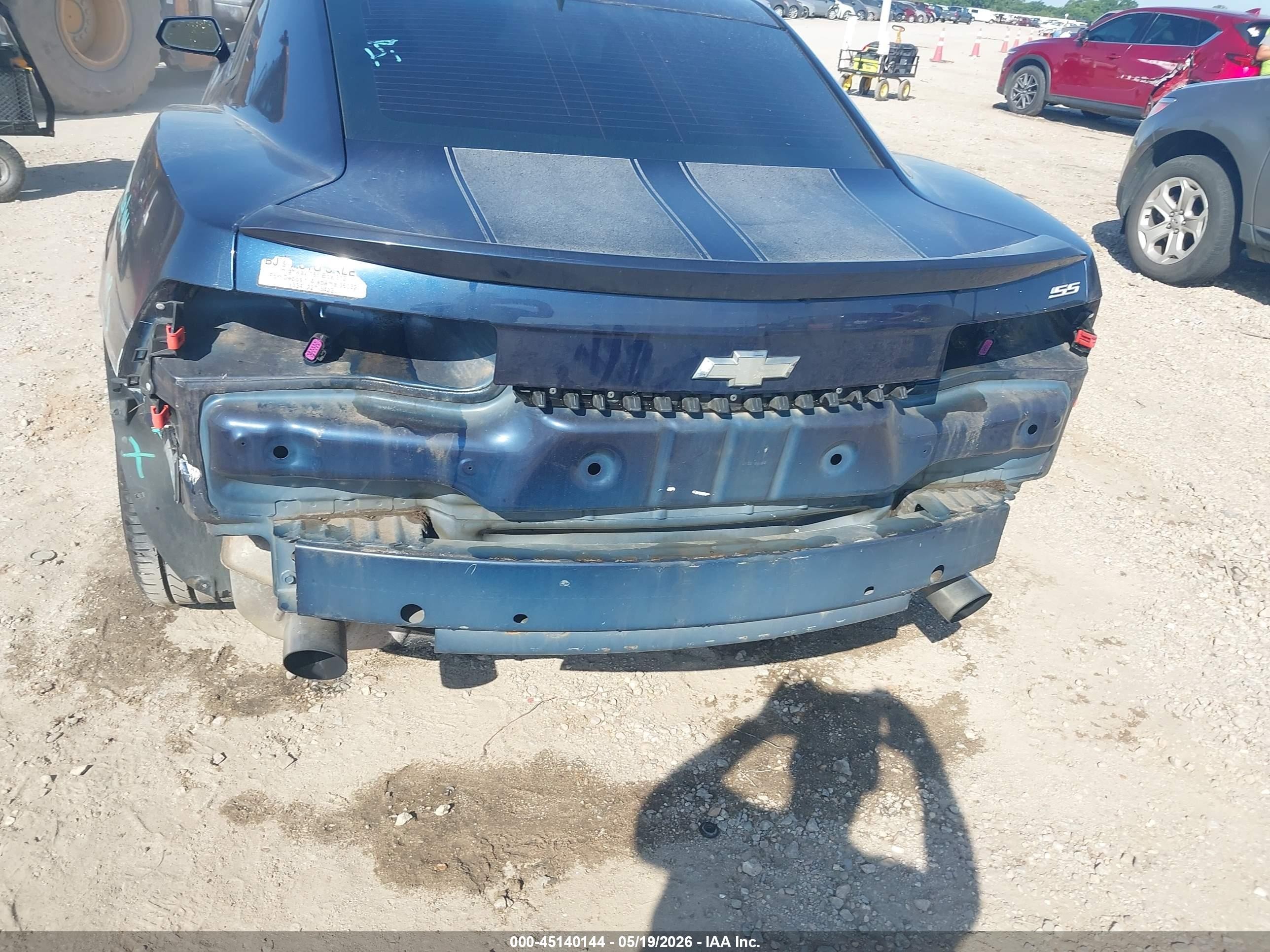 2012 Chevrolet Camaro 2ss Blue vin: 2G1FK1EJ7C9161086
