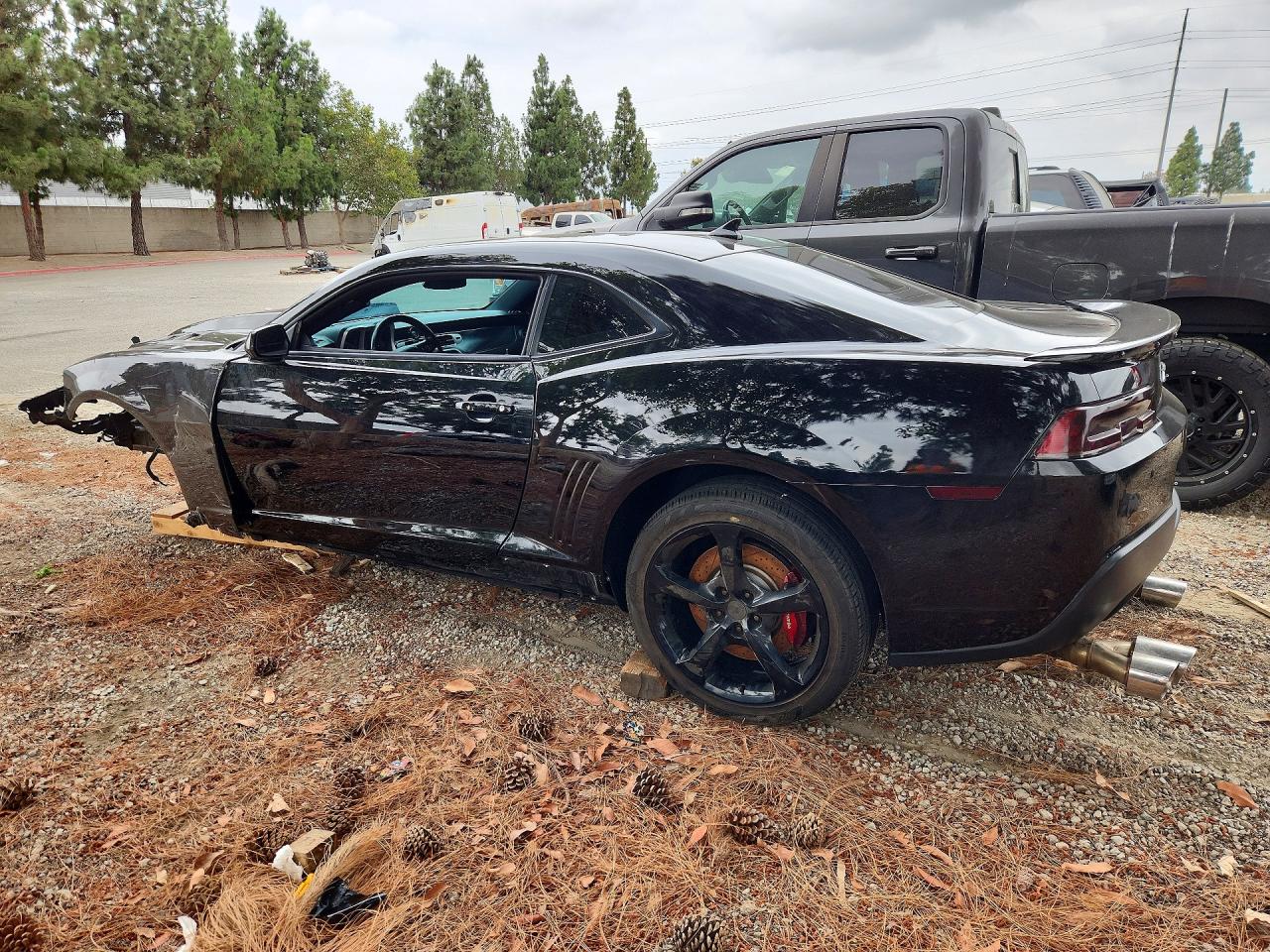 2015 Chevrolet Camaro 2ss Black vin: 2G1FK1EJ7F9303098