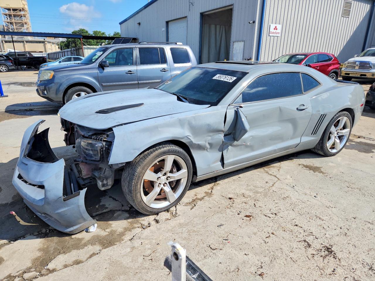 2010 Chevrolet Camaro Ss Silver vin: 2G1FK1EJ8A9195471