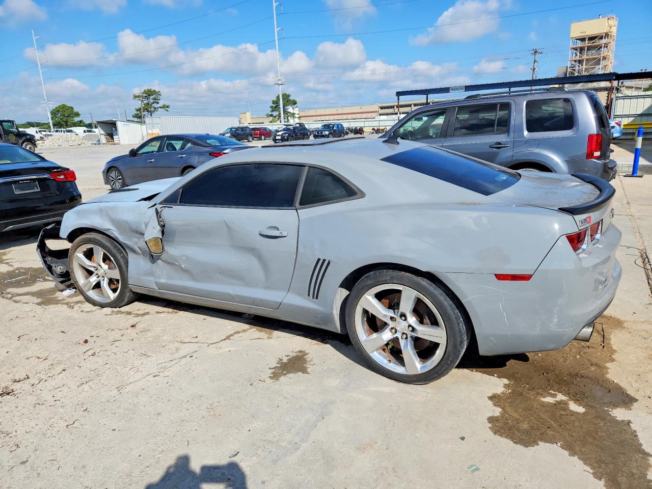 2010 Chevrolet Camaro Ss Silver vin: 2G1FK1EJ8A9195471
