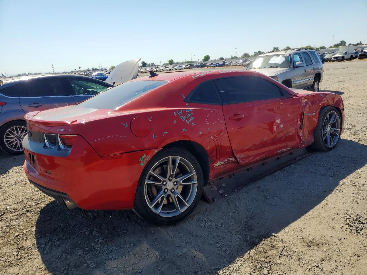 2010 Chevrolet Camaro Ss Red vin: 2G1FK1EJ8A9223169