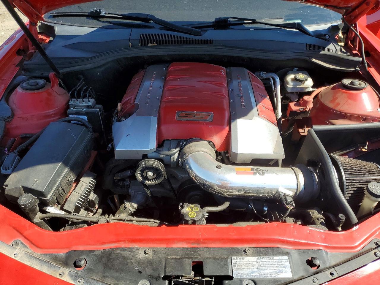 2010 Chevrolet Camaro Ss Red vin: 2G1FK1EJ8A9223169