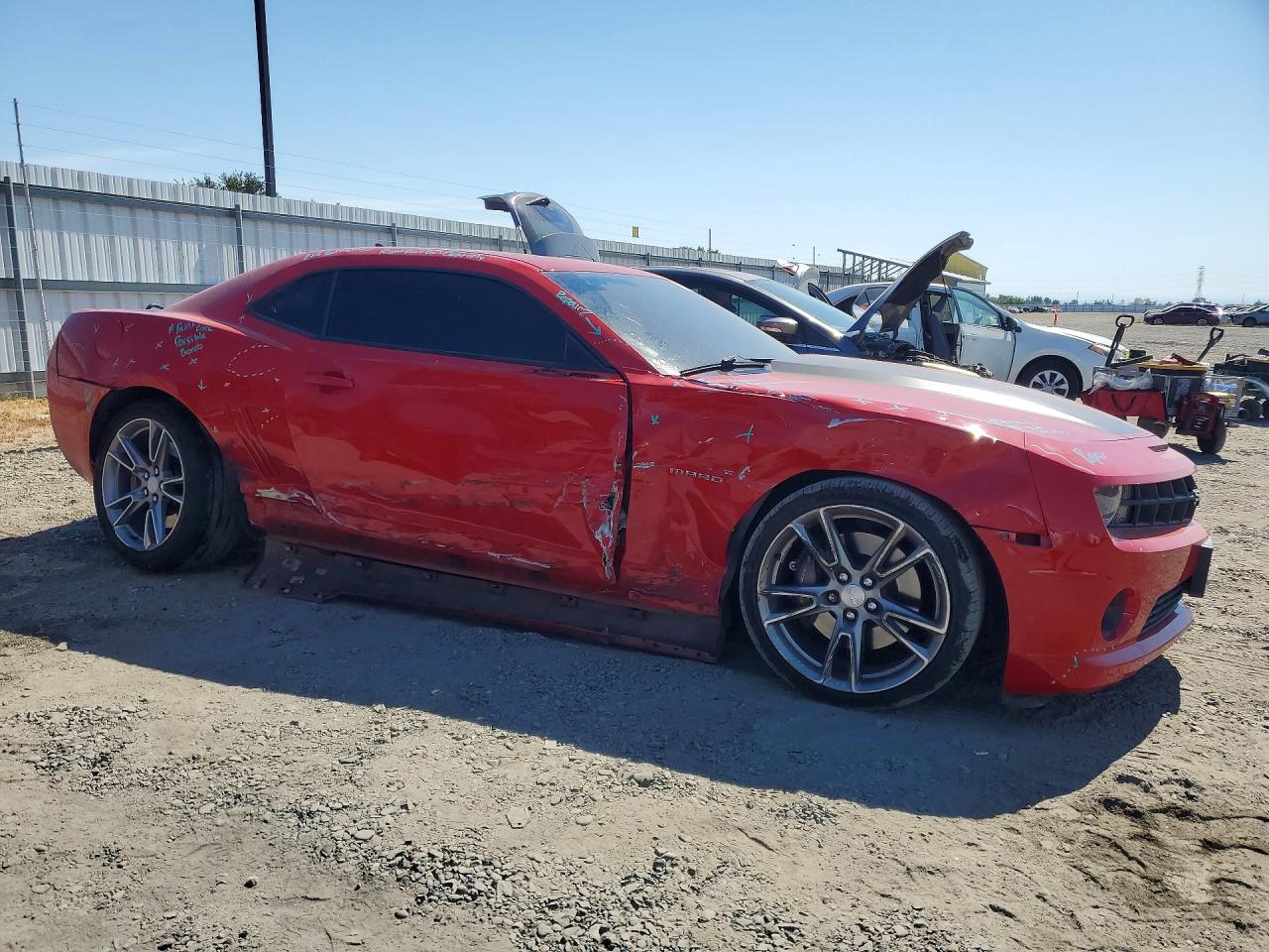 2010 Chevrolet Camaro Ss Red vin: 2G1FK1EJ8A9223169