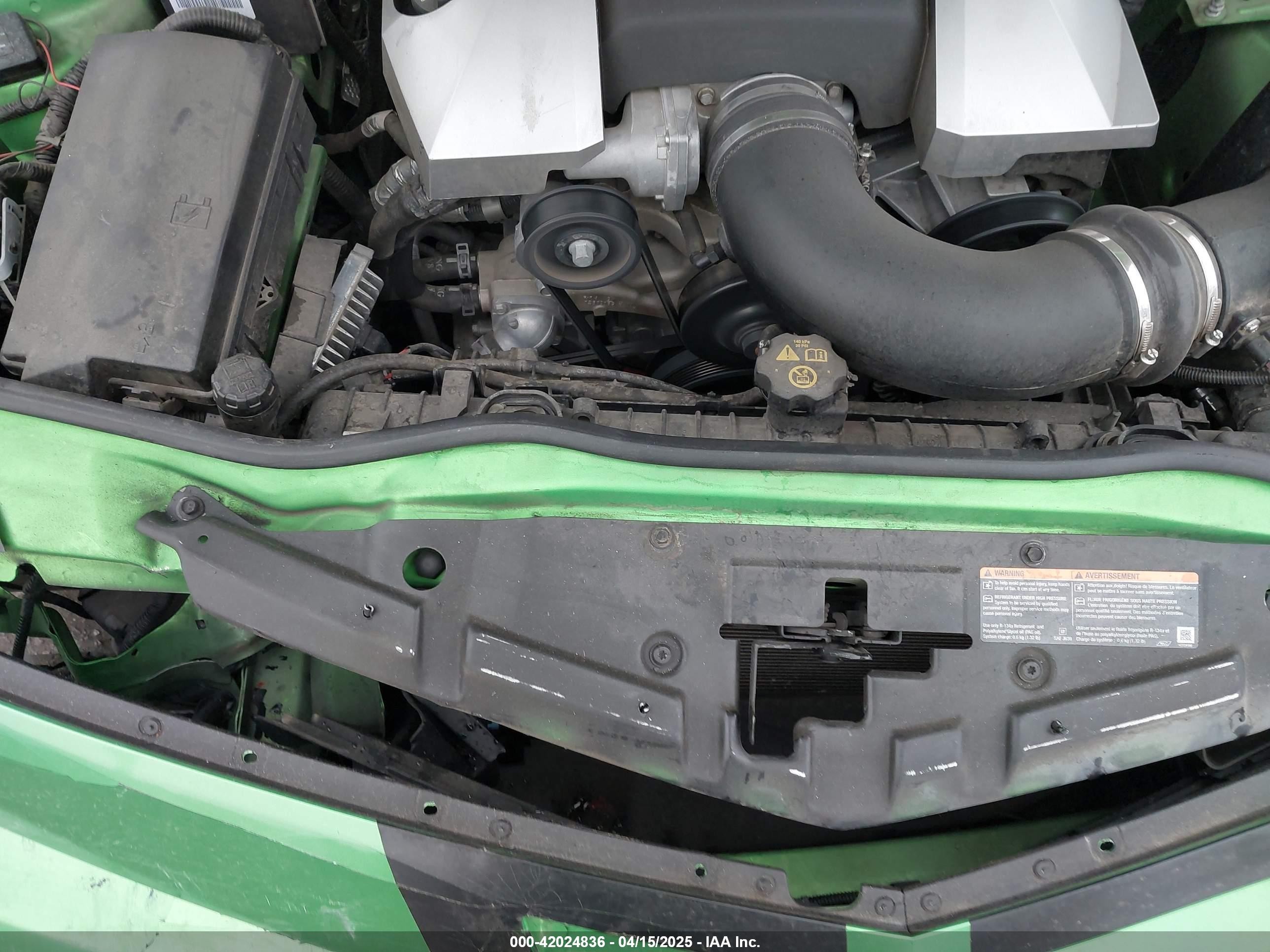 2011 Chevrolet Camaro 2ss Green vin: 2G1FK1EJ8B9124420