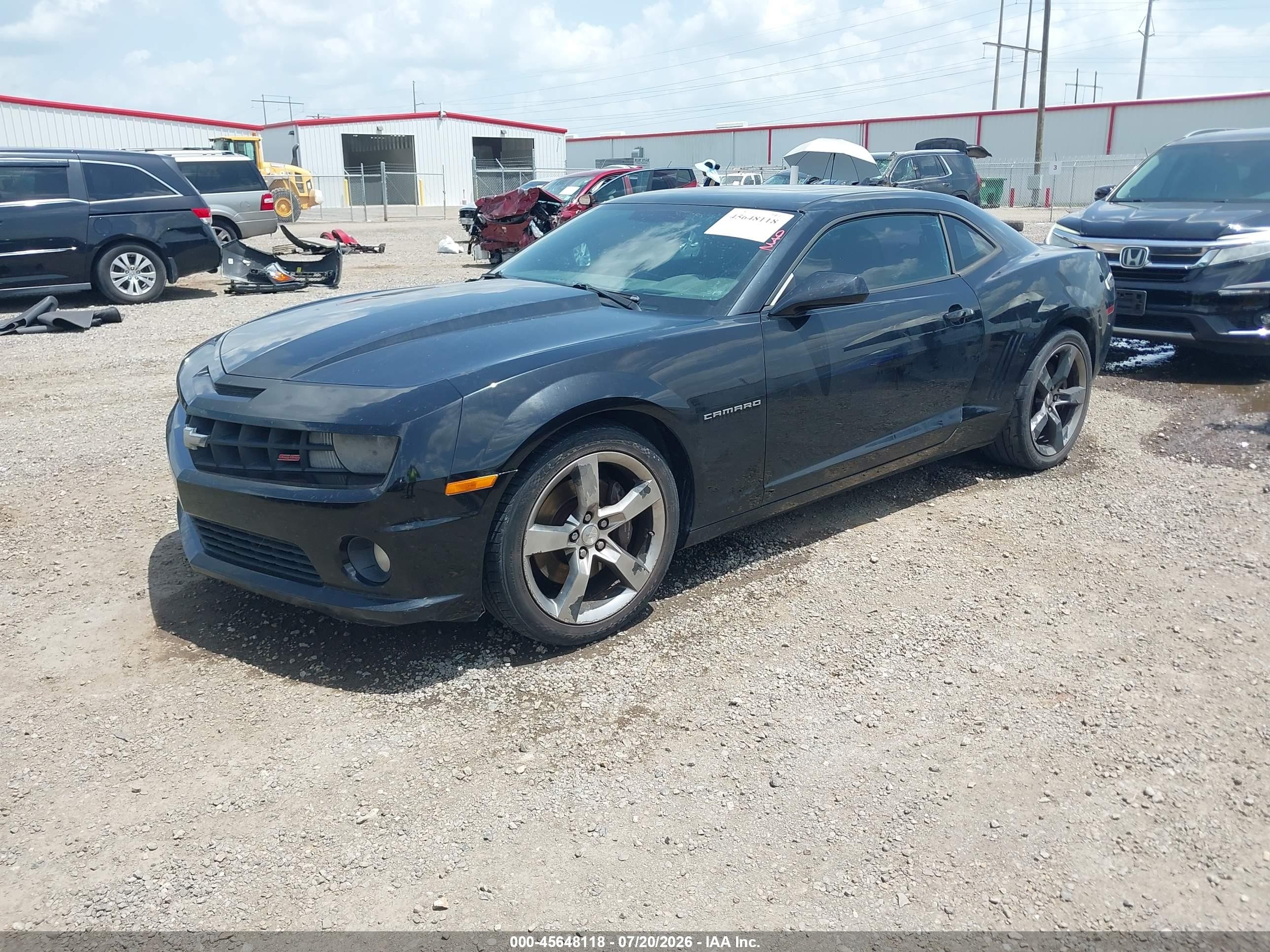 2012 Chevrolet Camaro 2ss Black vin: 2G1FK1EJ8C9130574