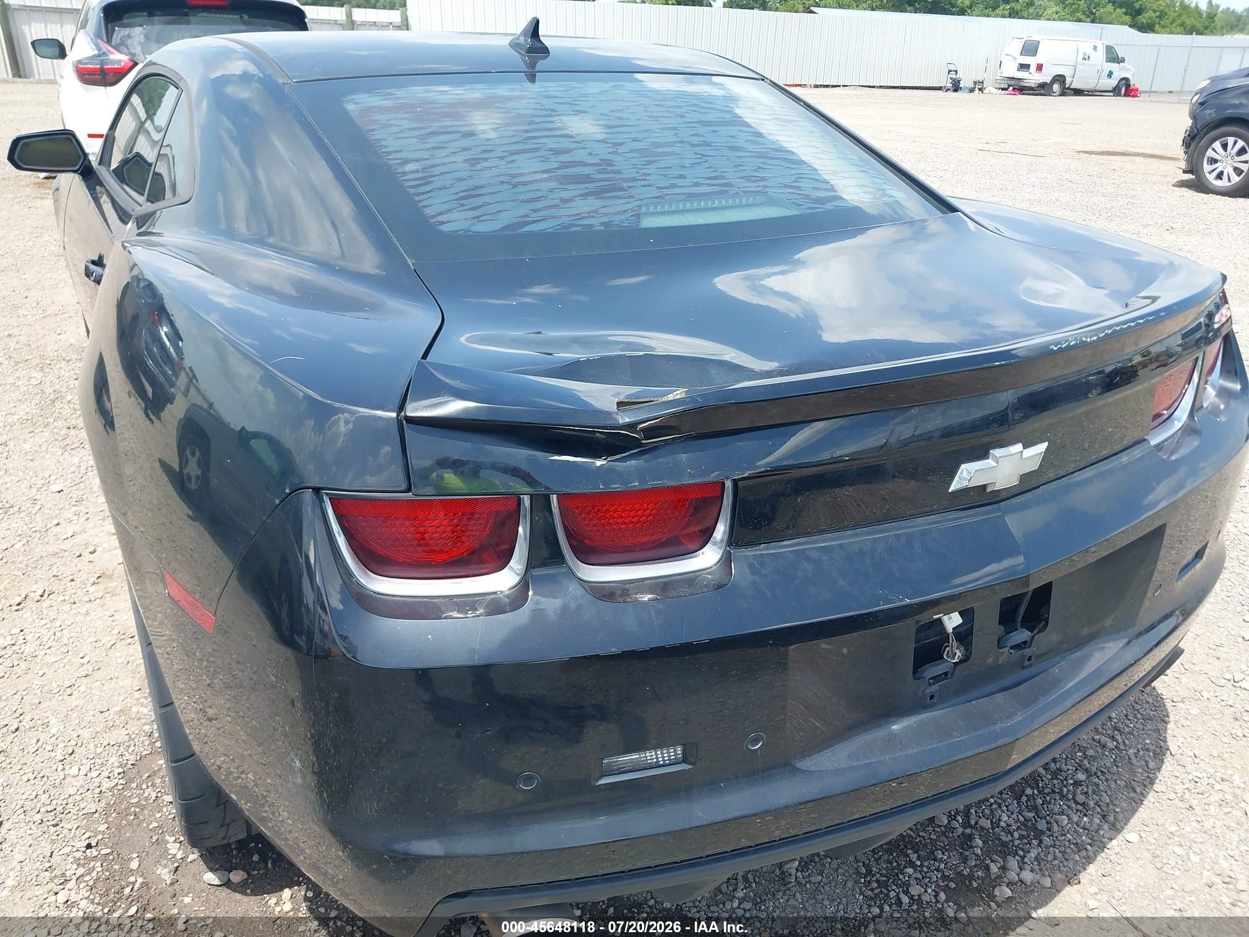 2012 Chevrolet Camaro 2ss Black vin: 2G1FK1EJ8C9130574