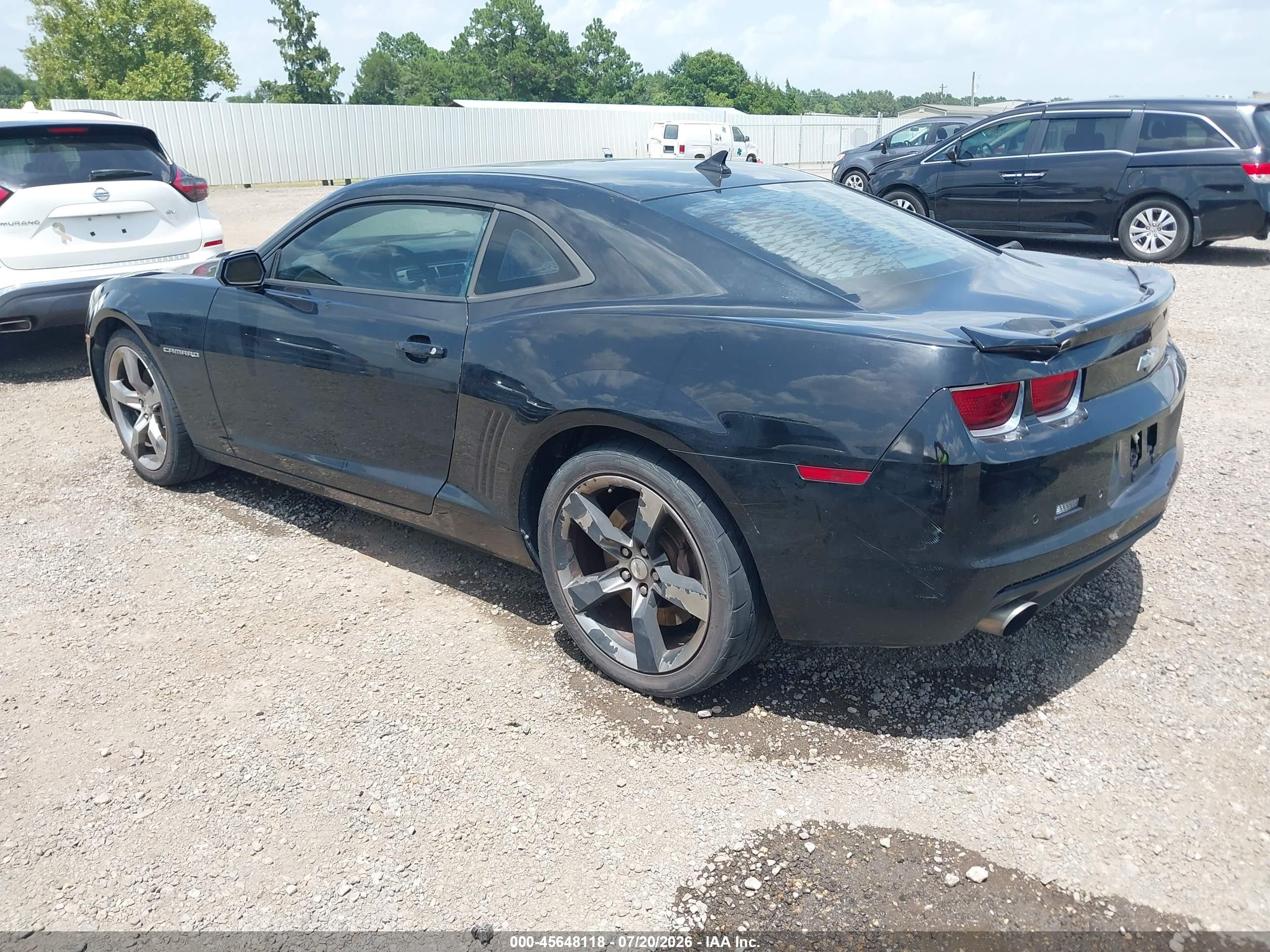 2012 Chevrolet Camaro 2ss Black vin: 2G1FK1EJ8C9130574