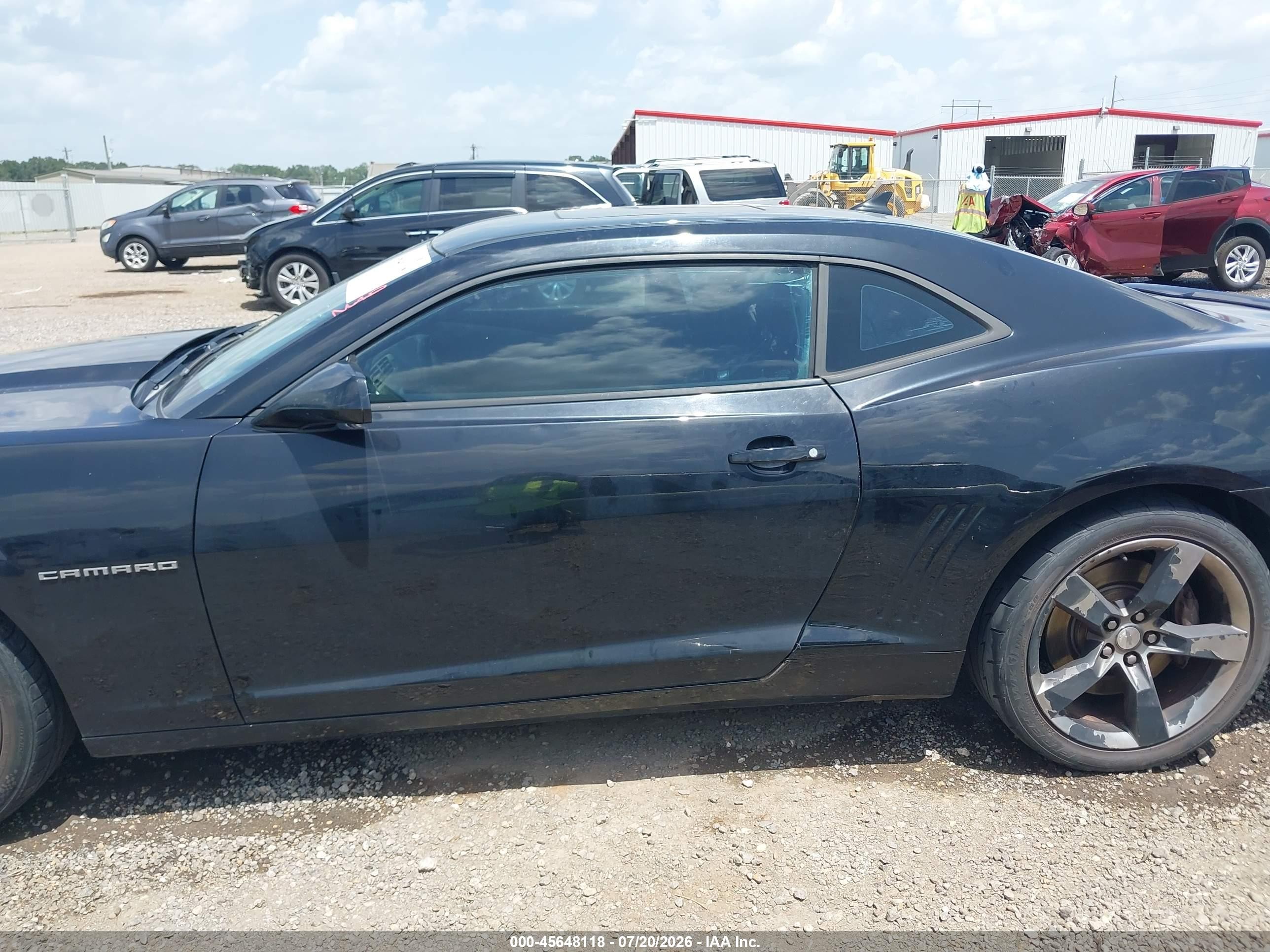 2012 Chevrolet Camaro 2ss Black vin: 2G1FK1EJ8C9130574