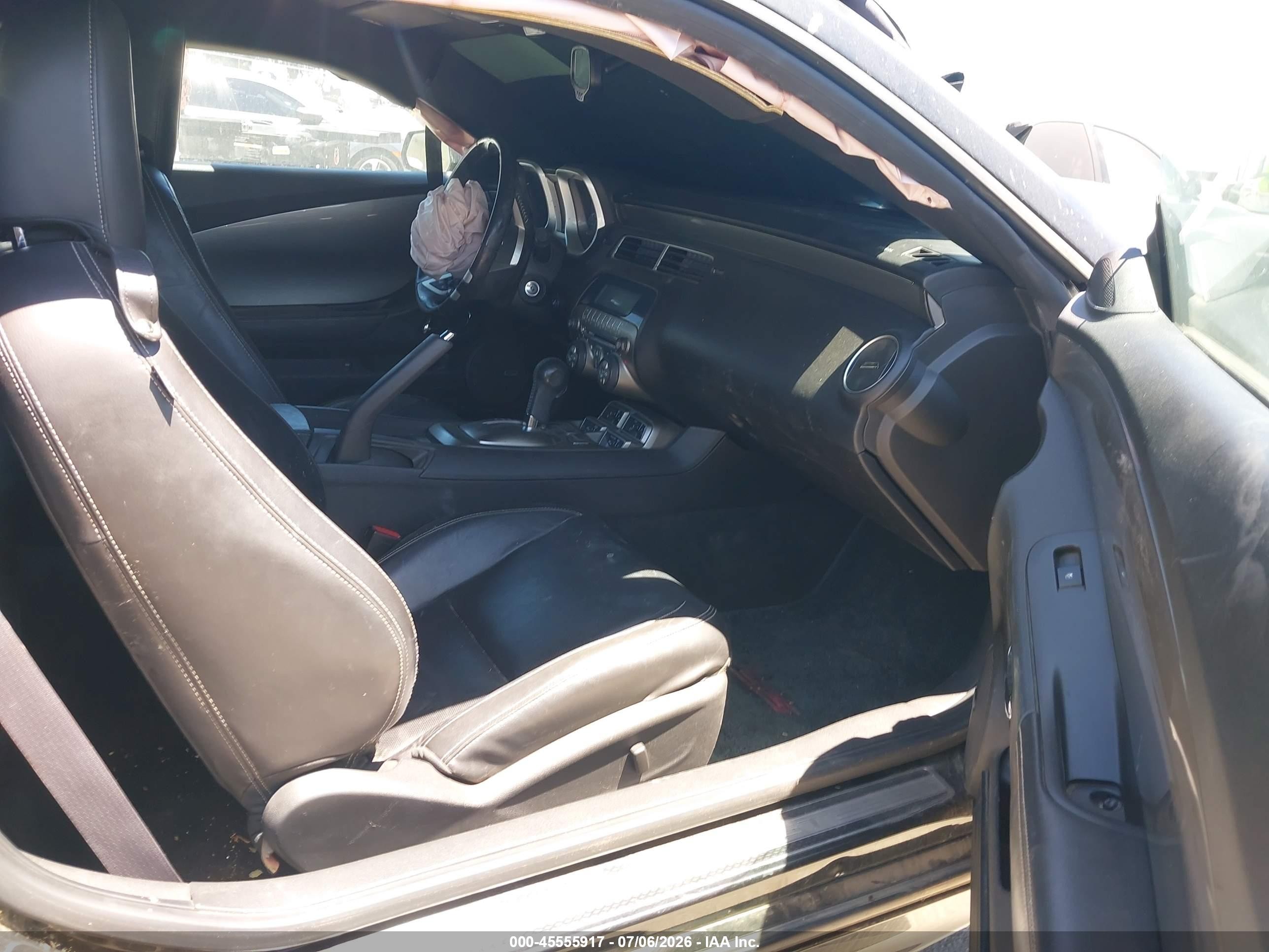2011 Chevrolet Camaro 2ss Black vin: 2G1FK1EJ9B9145082