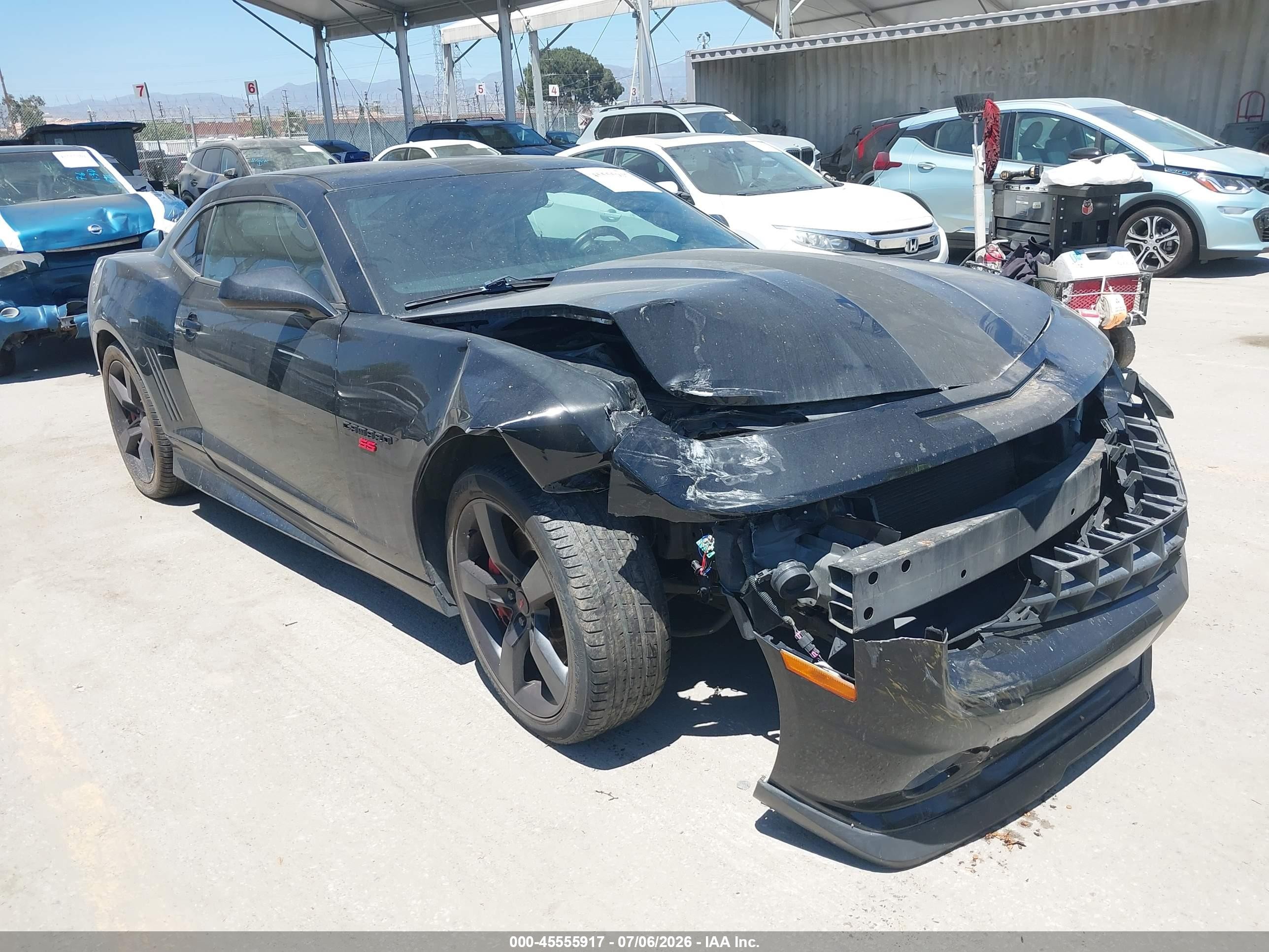 2011 Chevrolet Camaro 2ss Black vin: 2G1FK1EJ9B9145082