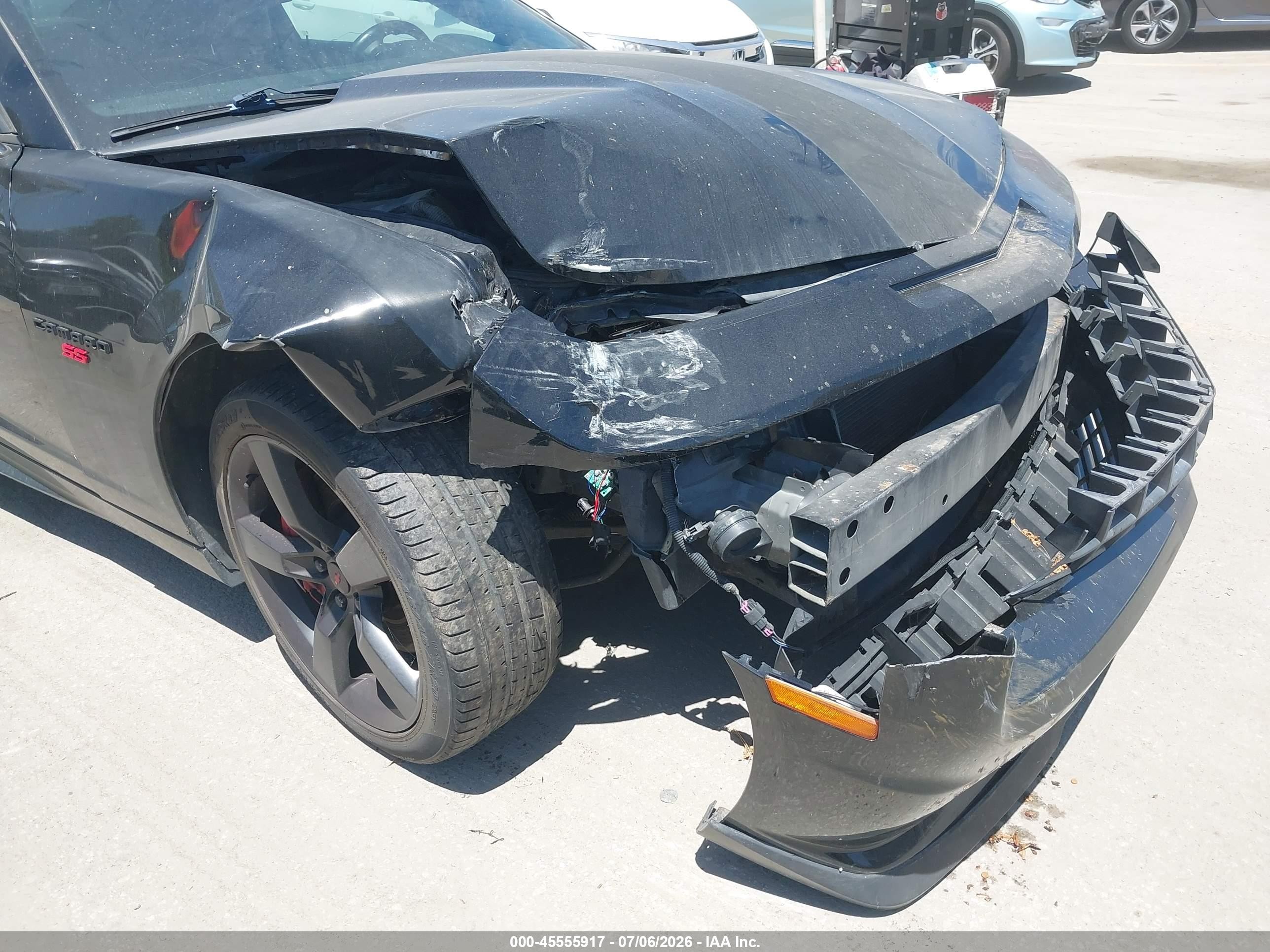 2011 Chevrolet Camaro 2ss Black vin: 2G1FK1EJ9B9145082