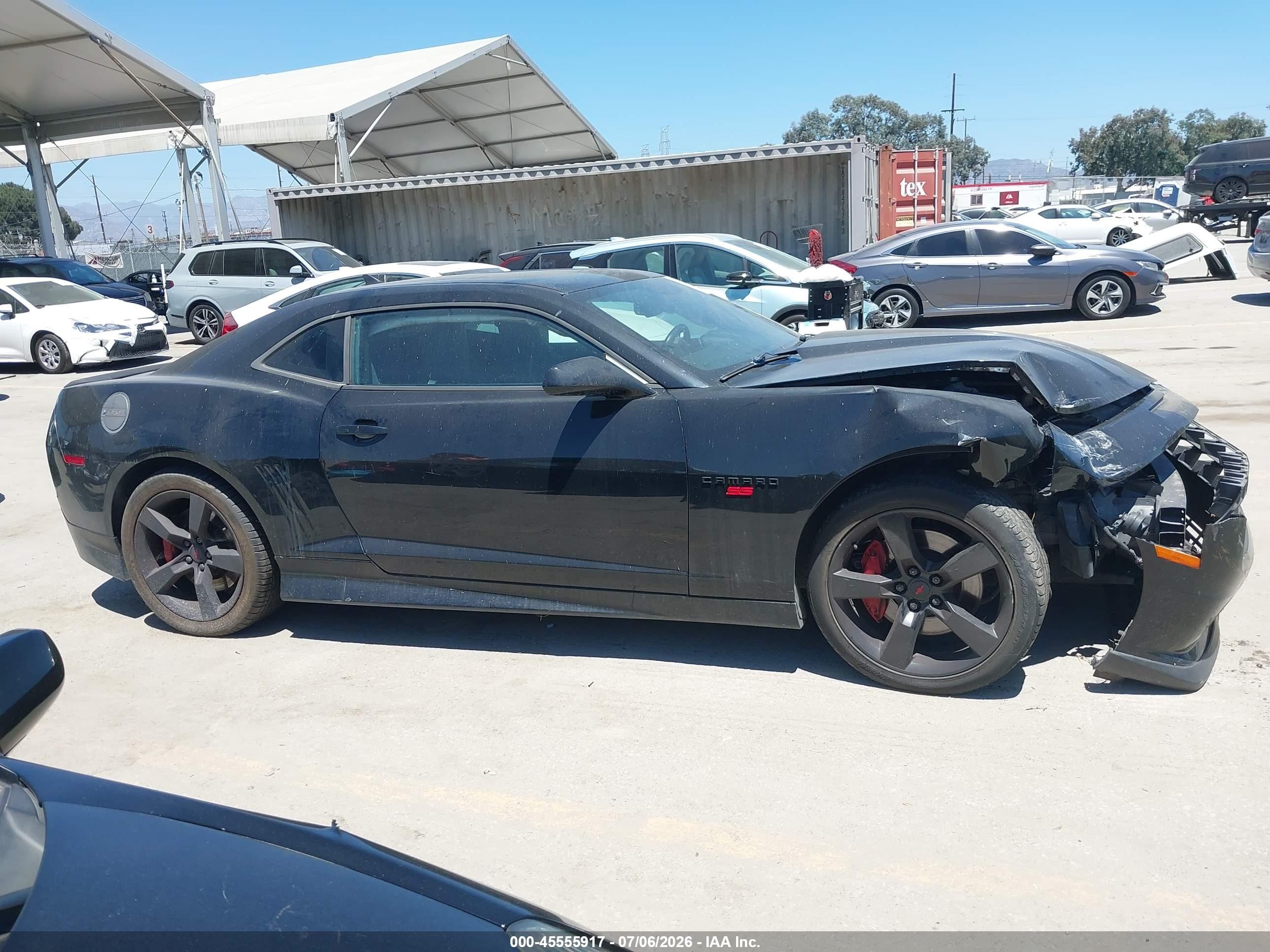 2011 Chevrolet Camaro 2ss Black vin: 2G1FK1EJ9B9145082