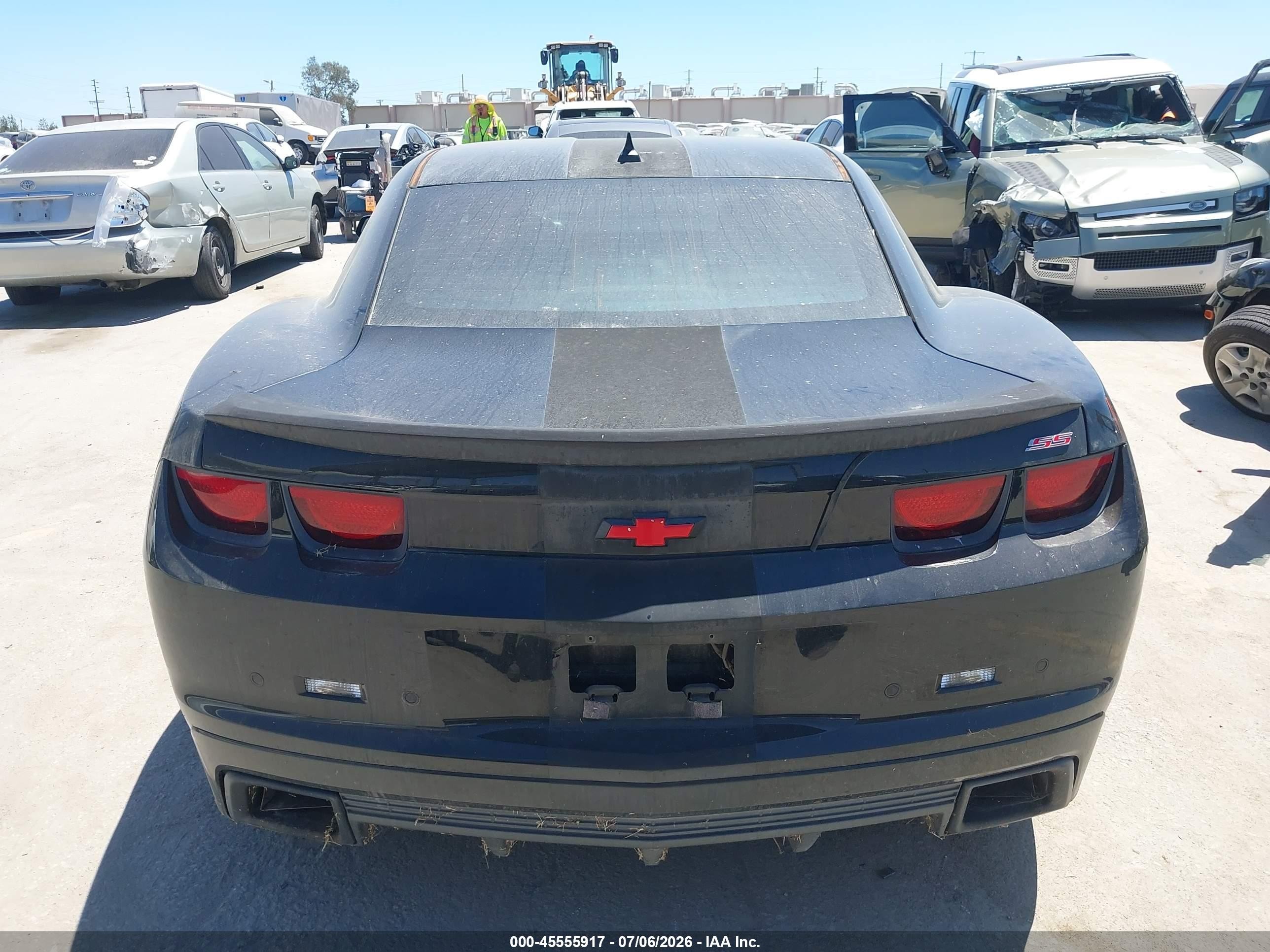 2011 Chevrolet Camaro 2ss Black vin: 2G1FK1EJ9B9145082
