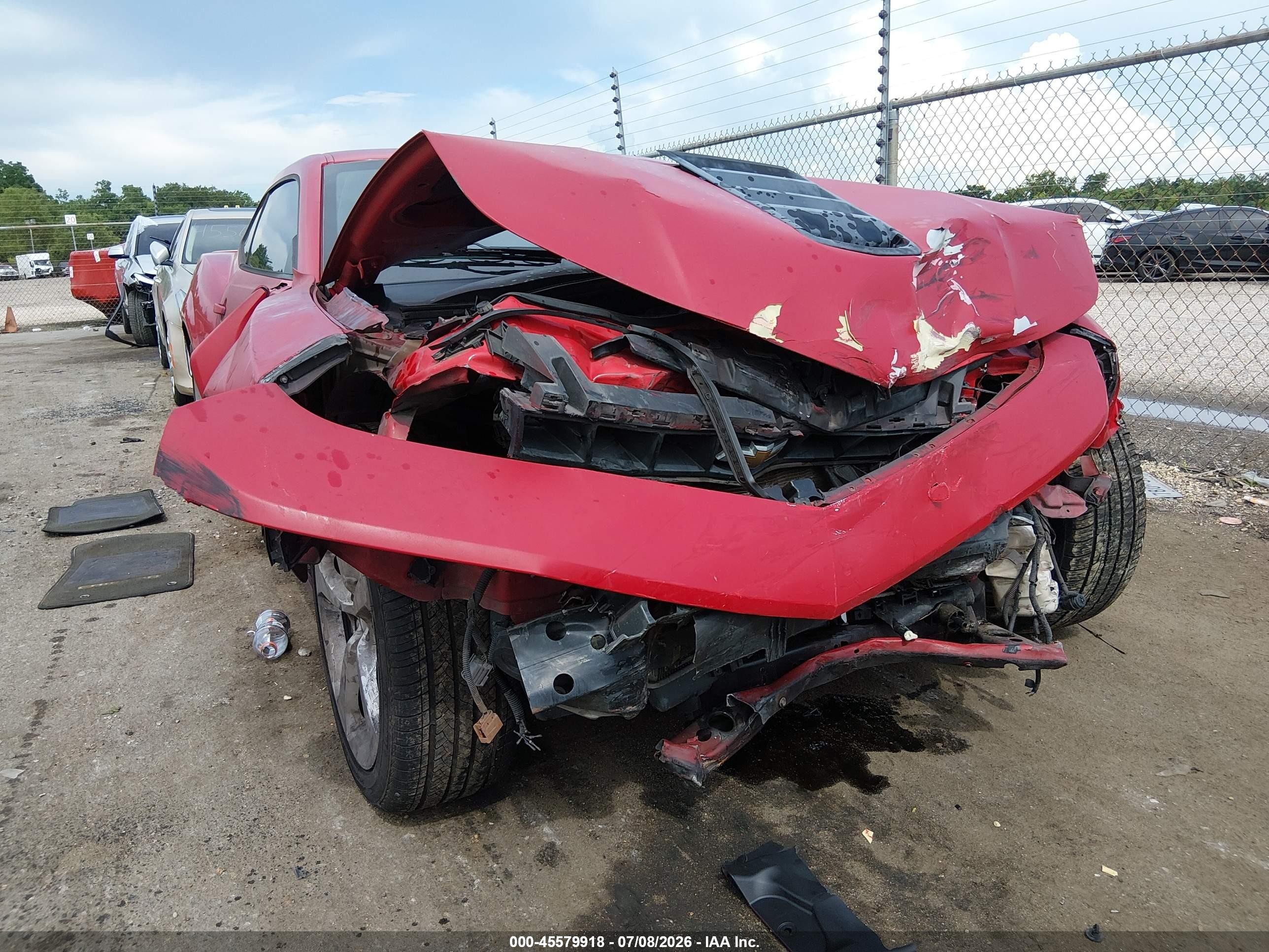 2015 Chevrolet Camaro 2ss Red vin: 2G1FK1EJ9F9175933
