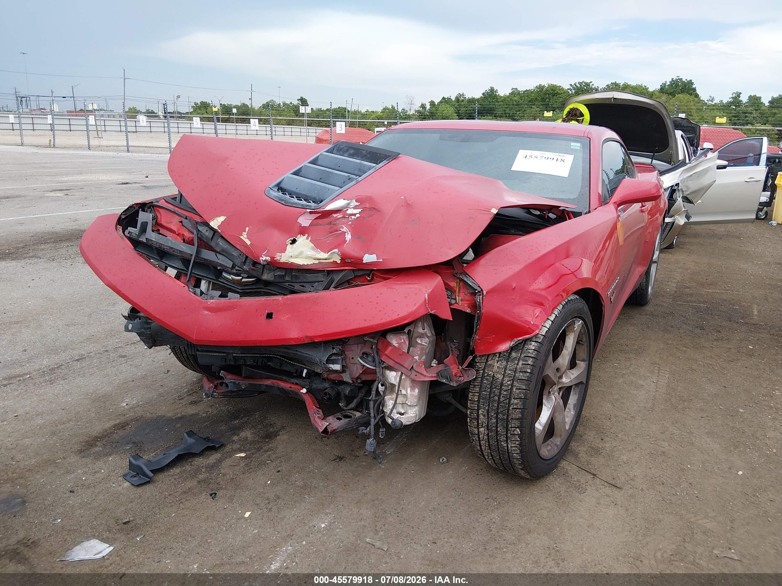 2015 Chevrolet Camaro 2ss Red vin: 2G1FK1EJ9F9175933