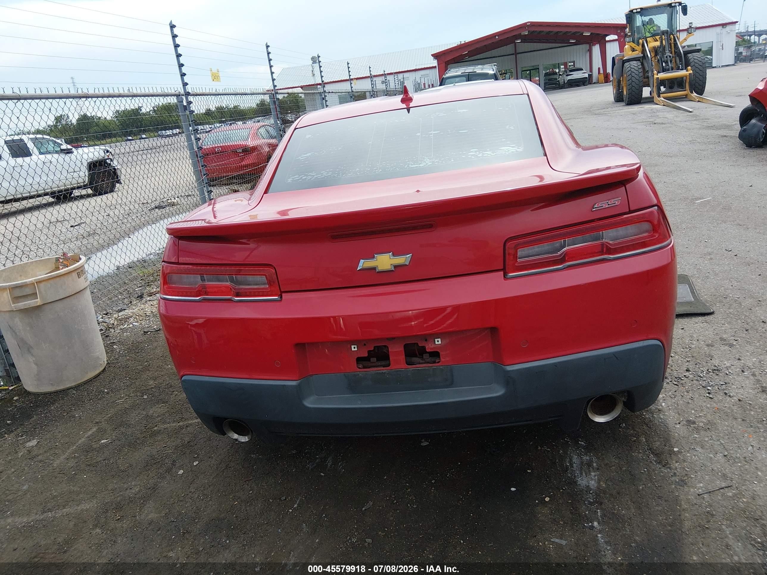 2015 Chevrolet Camaro 2ss Red vin: 2G1FK1EJ9F9175933