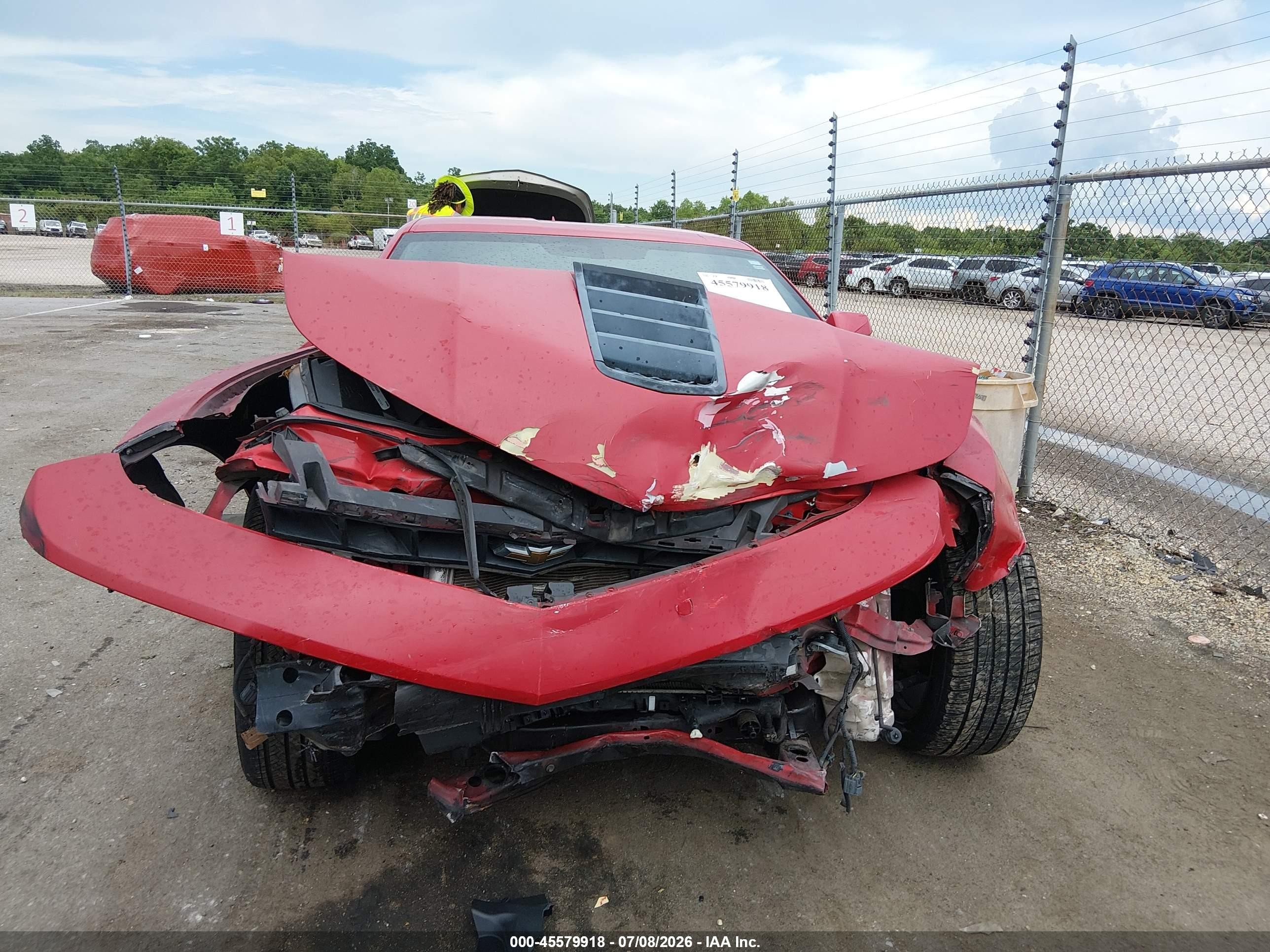 2015 Chevrolet Camaro 2ss Red vin: 2G1FK1EJ9F9175933