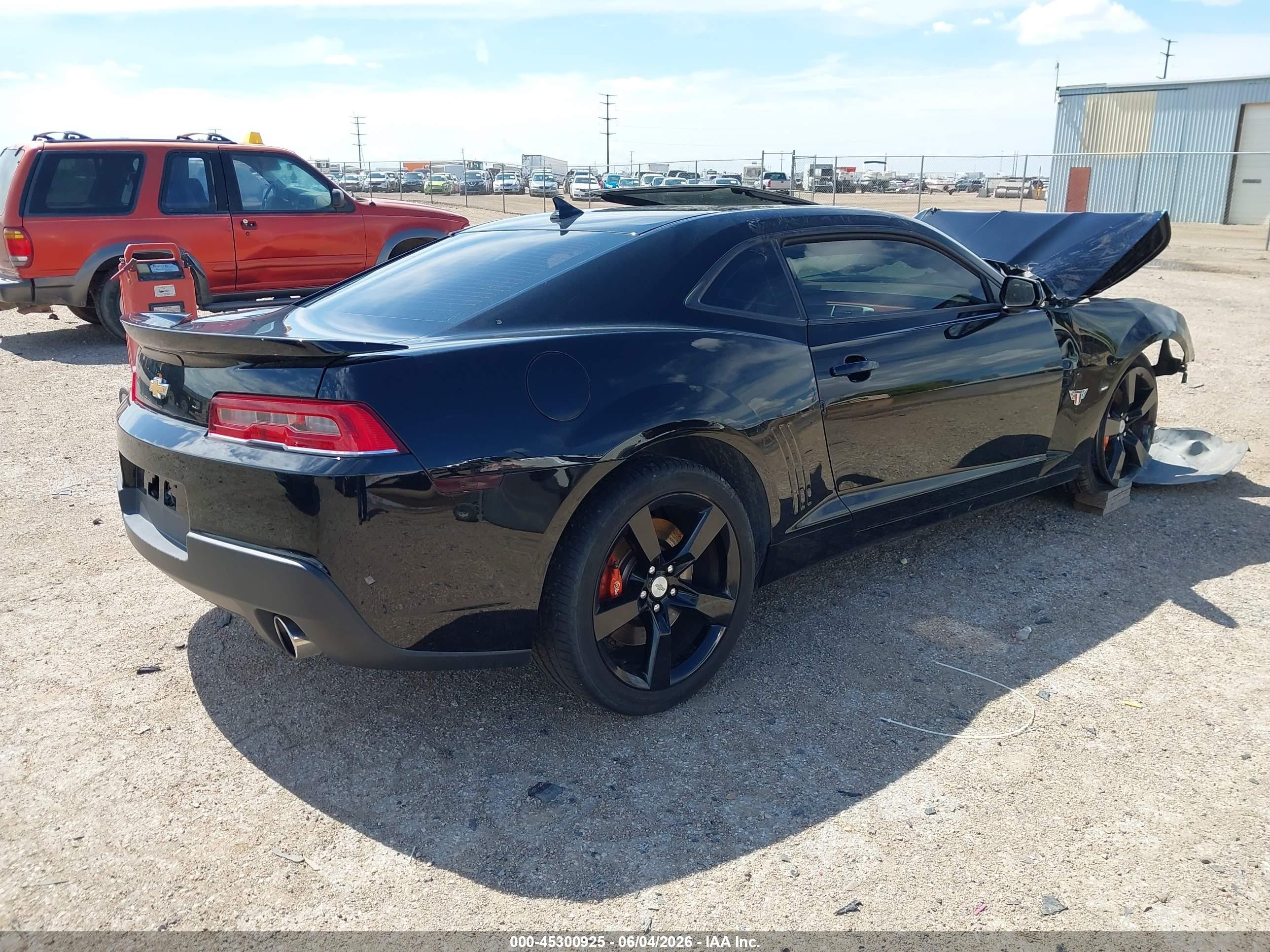 2015 Chevrolet Camaro 2ss Black vin: 2G1FK1EJ9F9259511