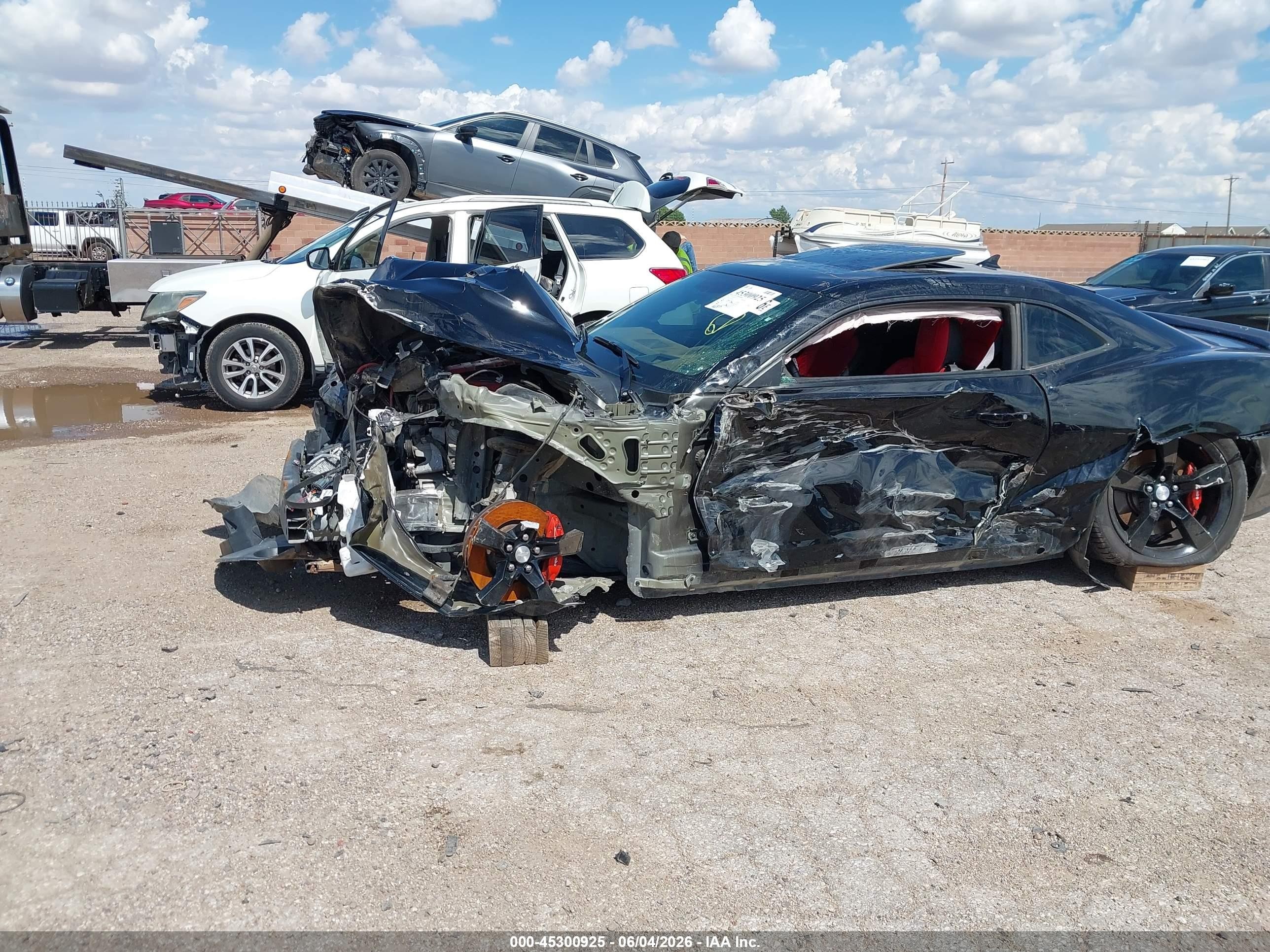 2015 Chevrolet Camaro 2ss Black vin: 2G1FK1EJ9F9259511