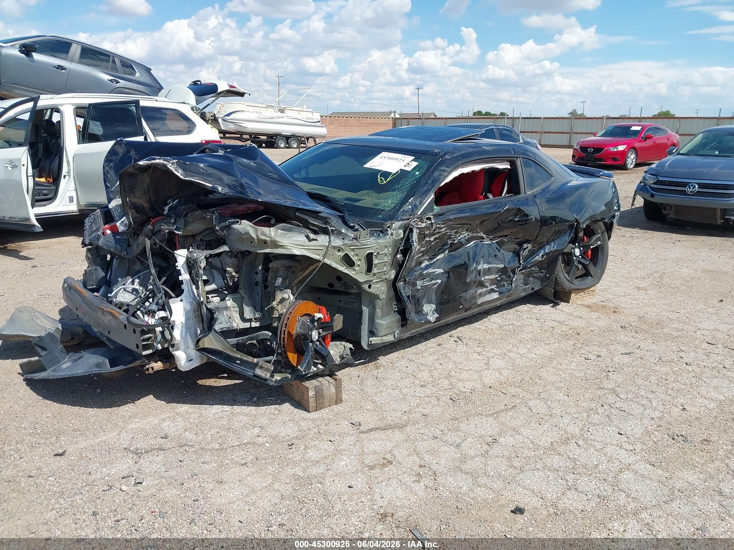 2015 Chevrolet Camaro 2ss Black vin: 2G1FK1EJ9F9259511
