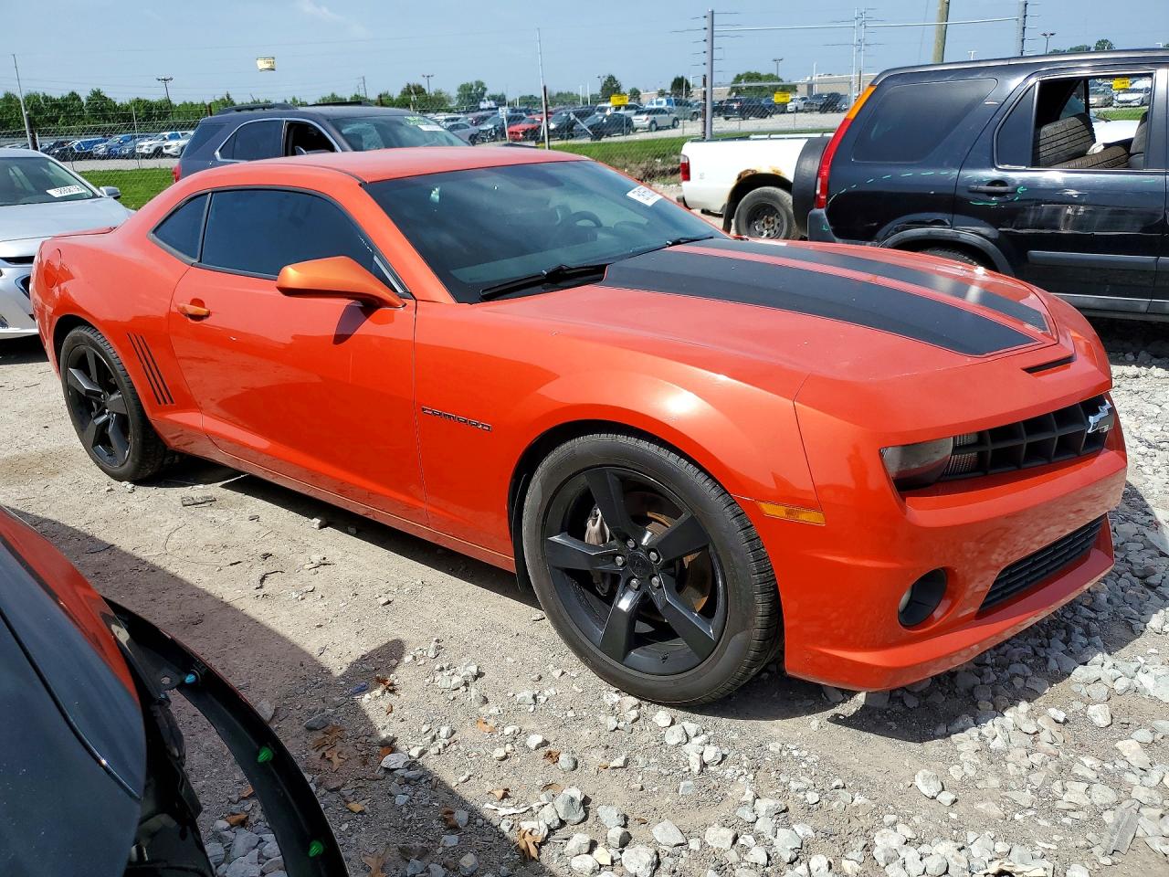 2011 Chevrolet Camaro 2ss Orange vin: 2G1FK1EJXB9110244