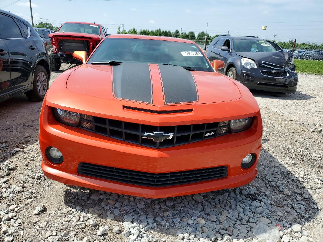 2011 Chevrolet Camaro 2ss Orange vin: 2G1FK1EJXB9110244