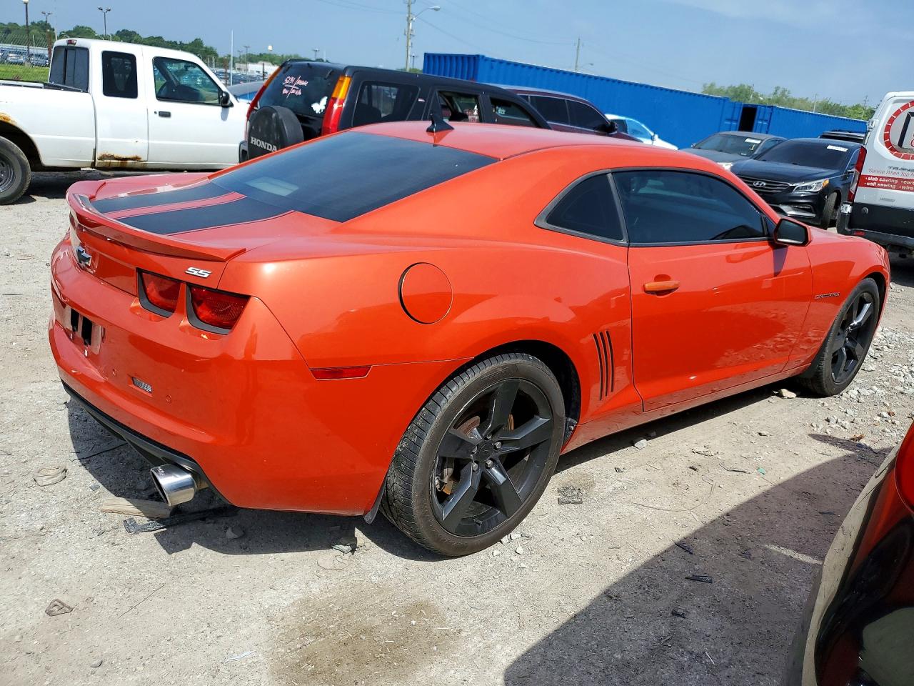 2011 Chevrolet Camaro 2ss Orange vin: 2G1FK1EJXB9110244