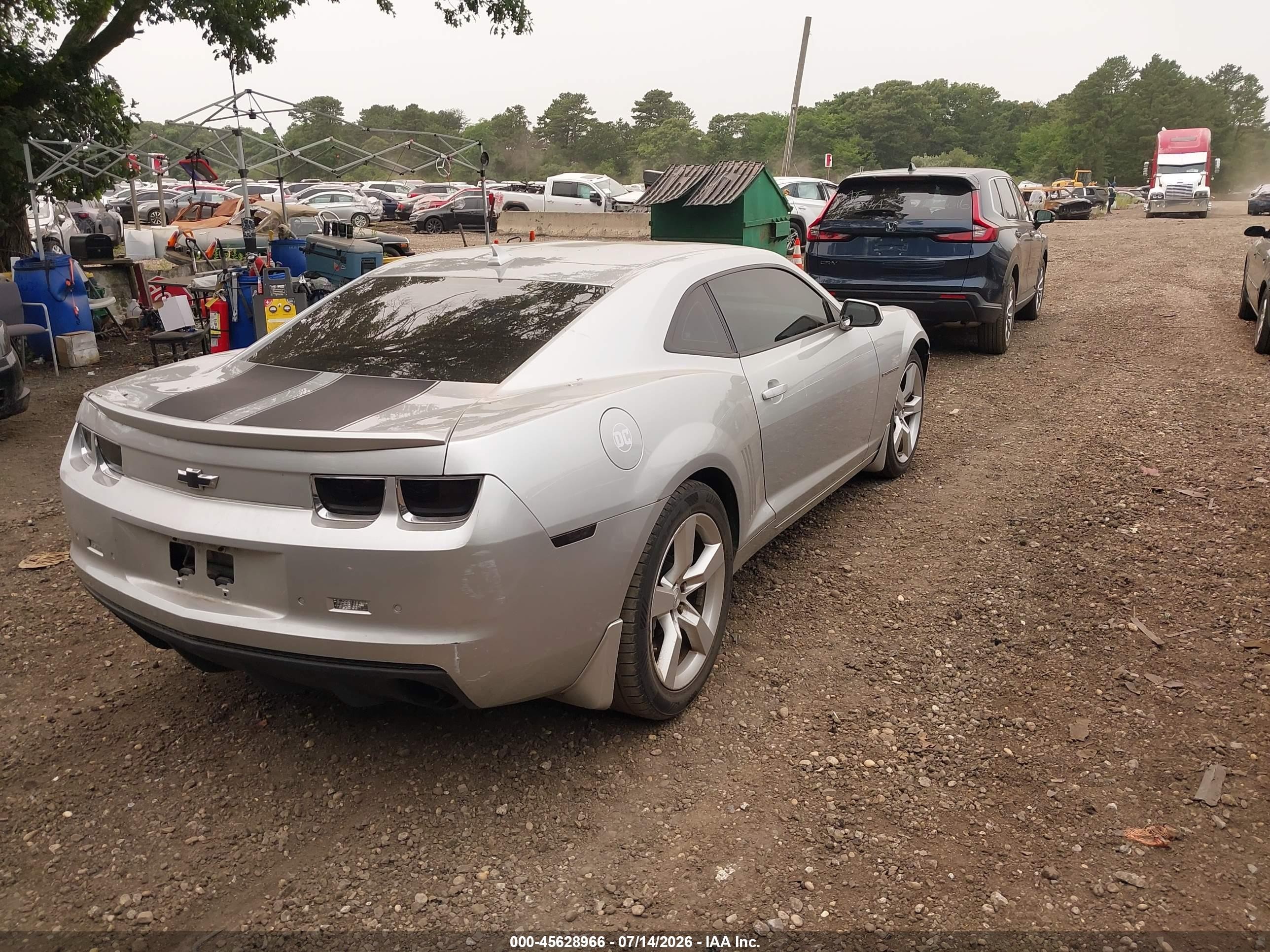 2012 Chevrolet Camaro 2ss Silver vin: 2G1FK1EJXC9109015