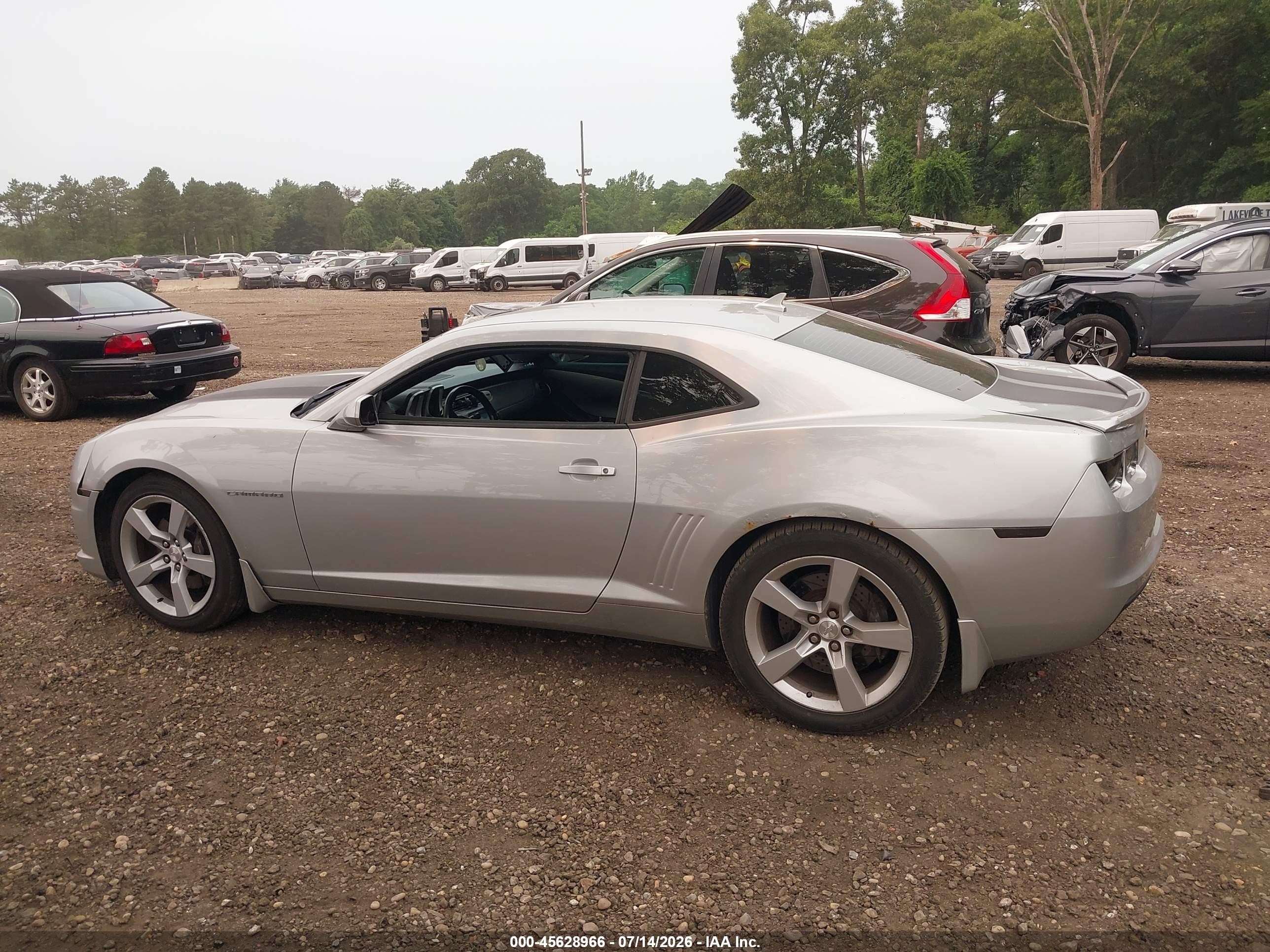 2012 Chevrolet Camaro 2ss Silver vin: 2G1FK1EJXC9109015