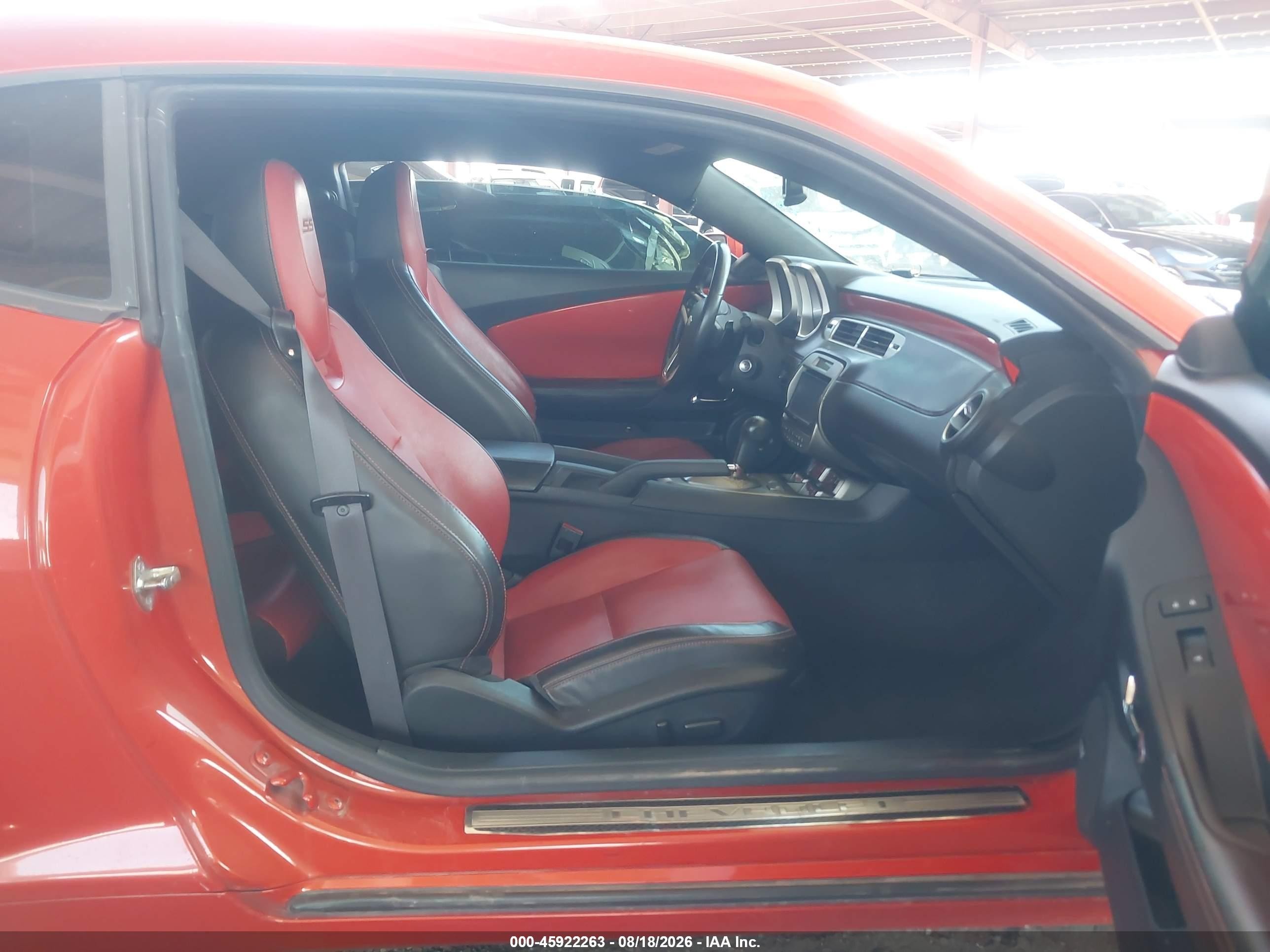 2012 Chevrolet Camaro 2ss Orange vin: 2G1FK1EJXC9152186