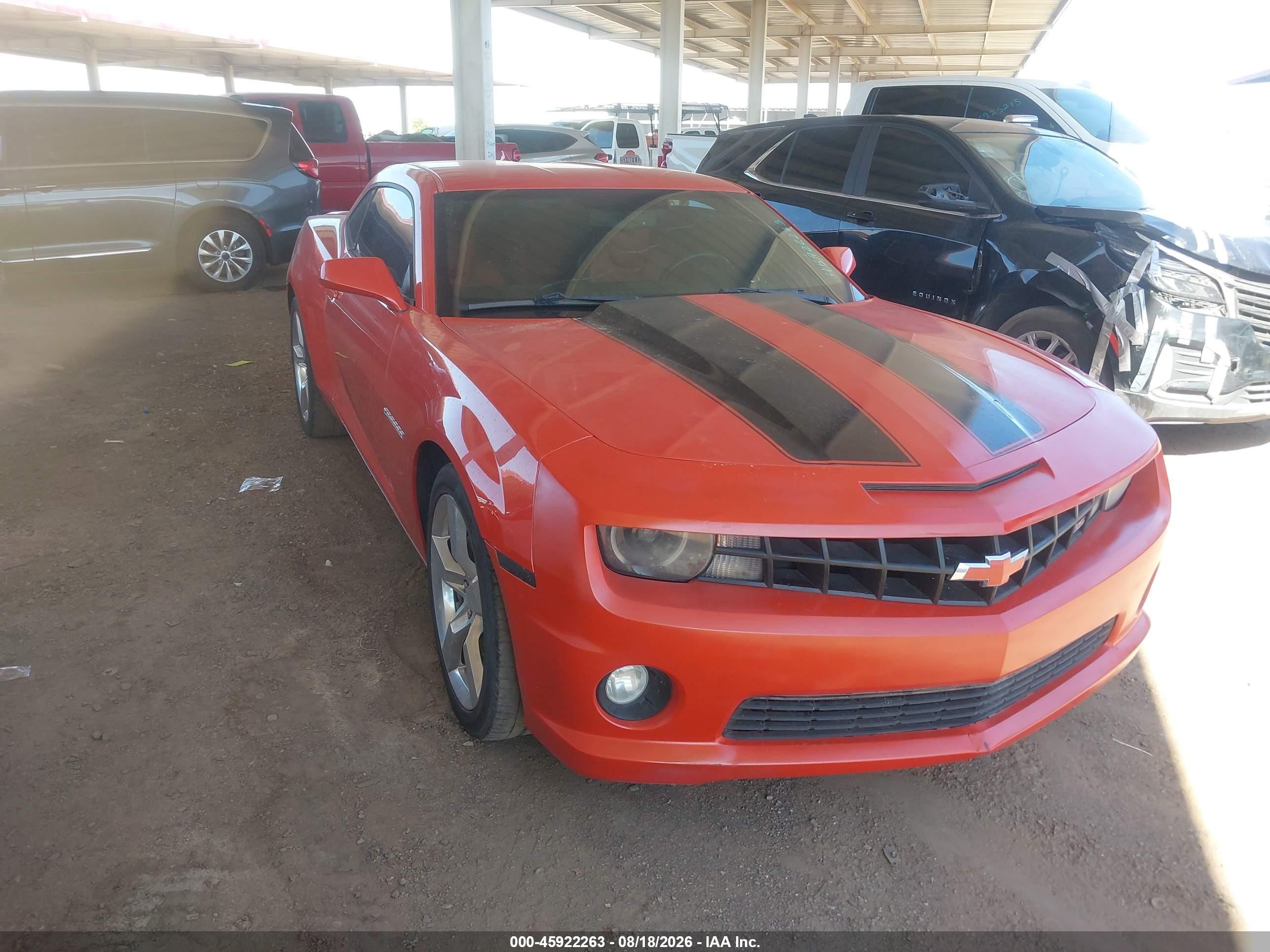 2012 Chevrolet Camaro 2ss Orange vin: 2G1FK1EJXC9152186