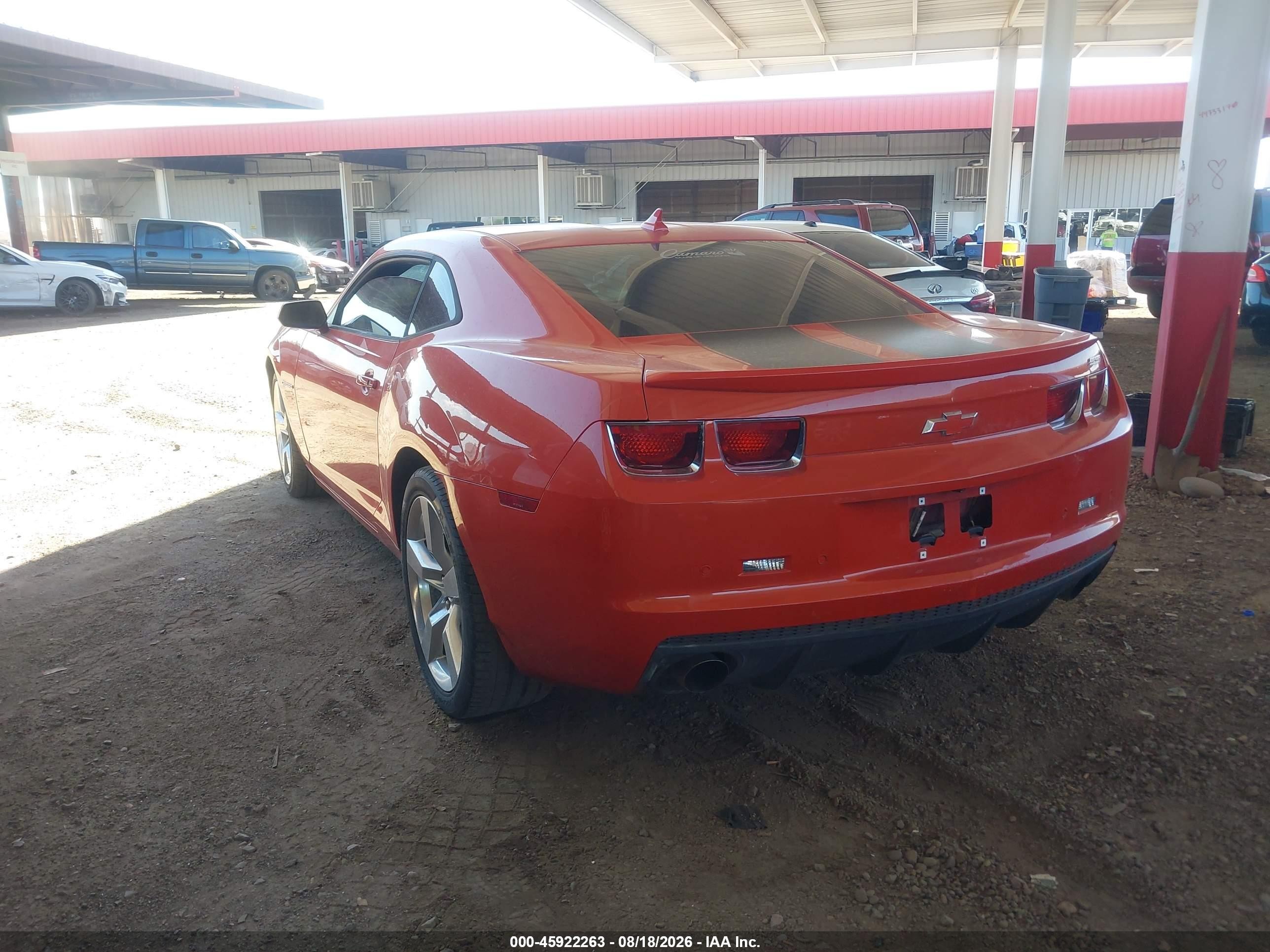 2012 Chevrolet Camaro 2ss Orange vin: 2G1FK1EJXC9152186