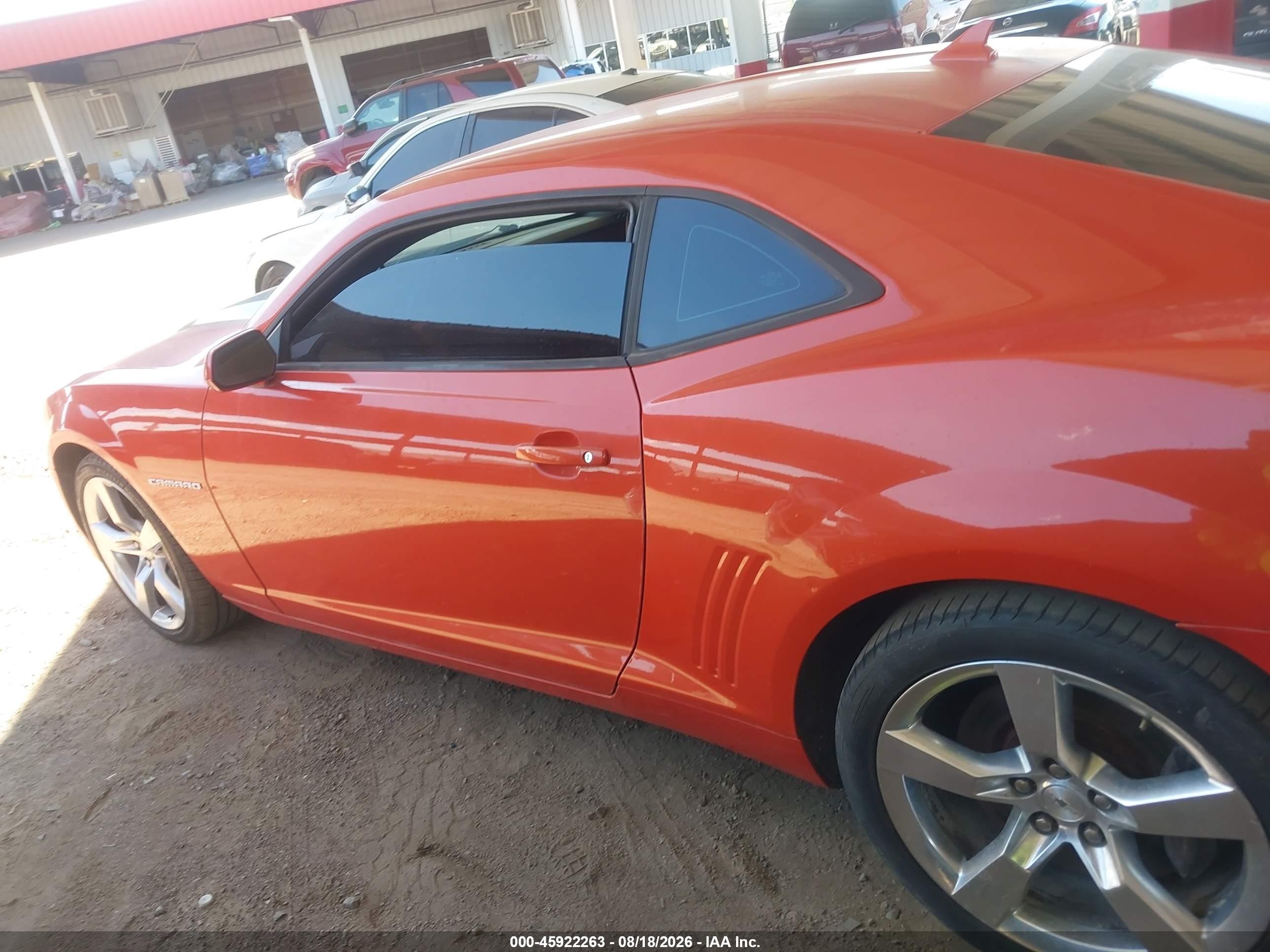 2012 Chevrolet Camaro 2ss Orange vin: 2G1FK1EJXC9152186