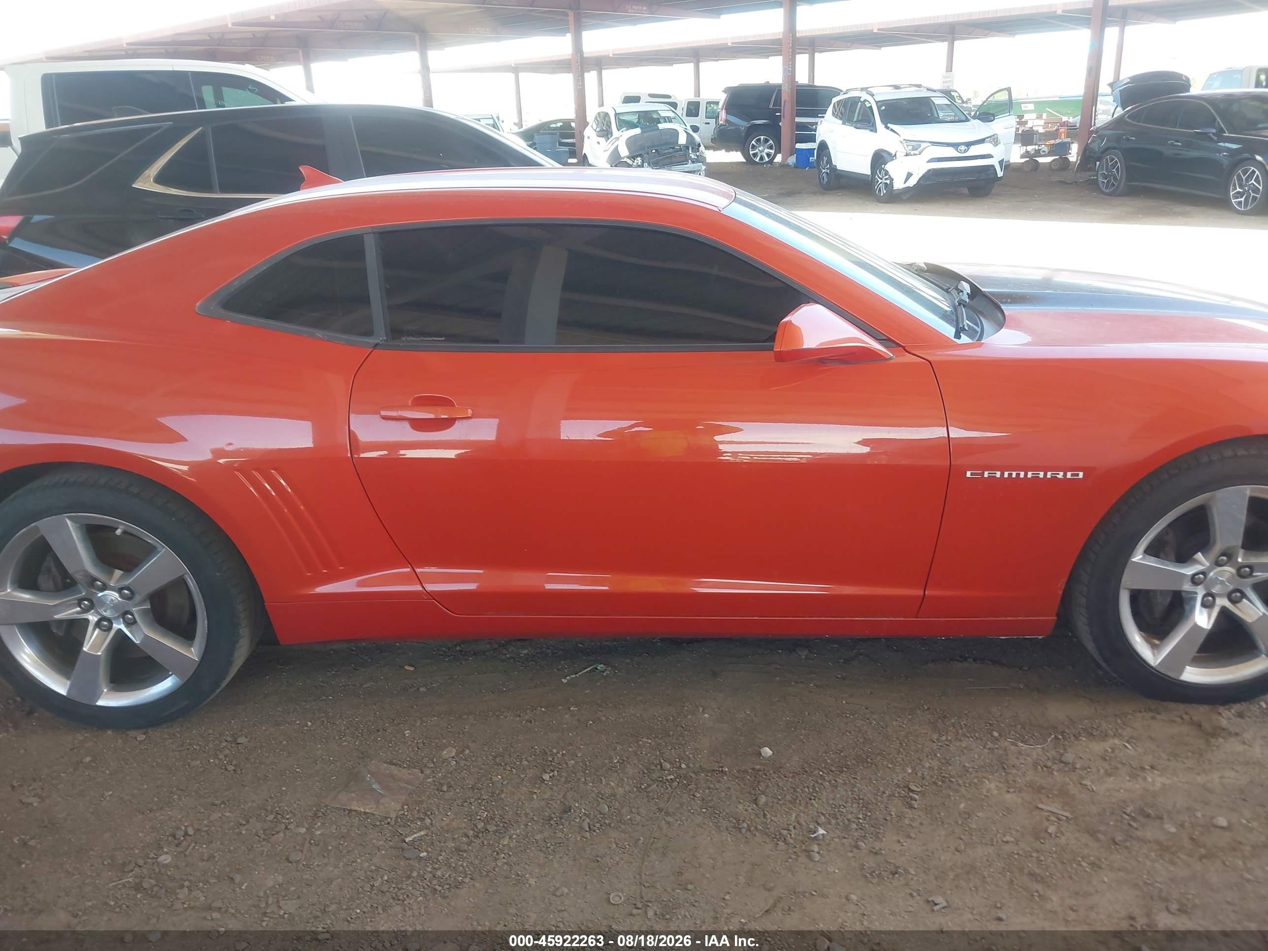 2012 Chevrolet Camaro 2ss Orange vin: 2G1FK1EJXC9152186