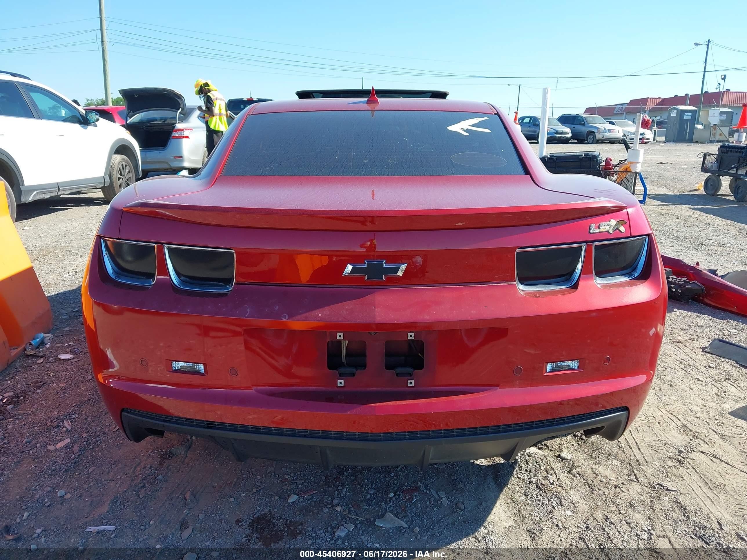 2012 Chevrolet Camaro 2ss Red vin: 2G1FK1EJXC9199704